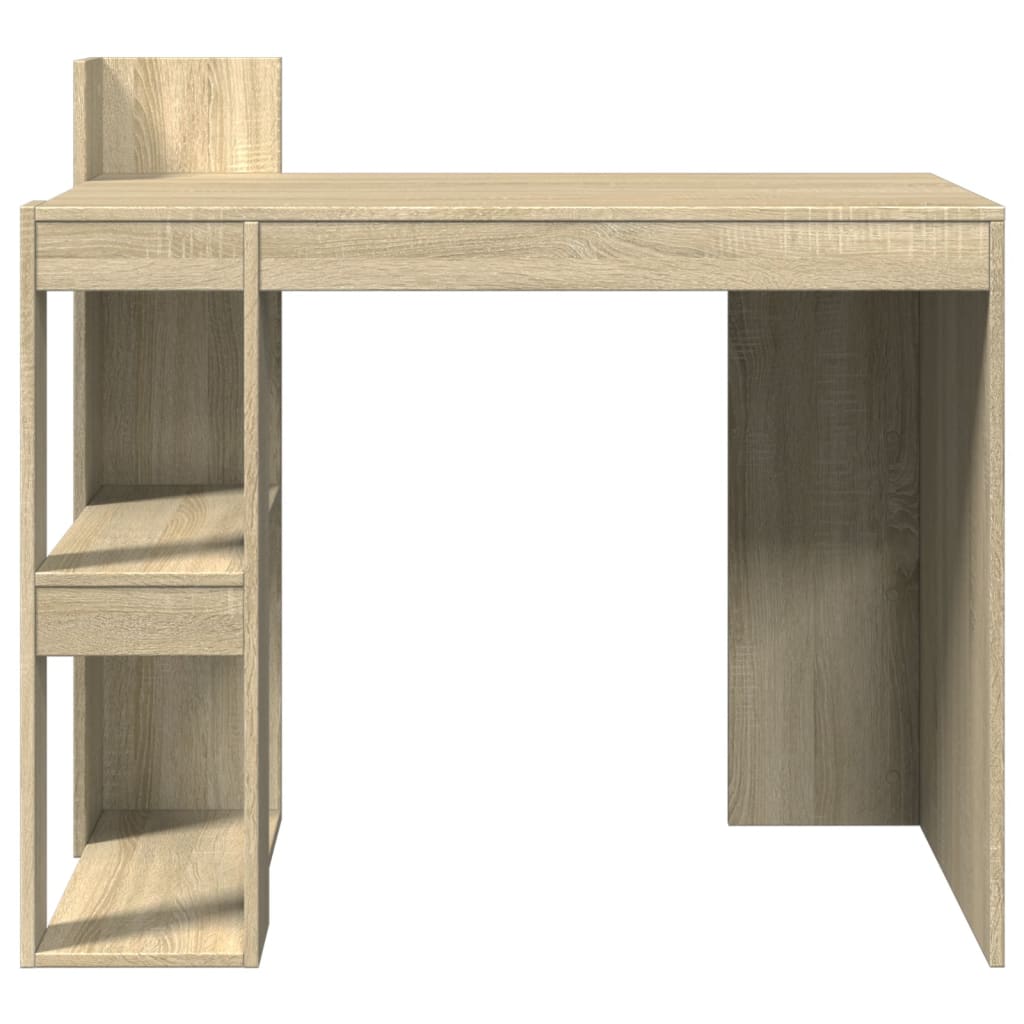 Bureau chêne sonoma 103,5x56,5x94 cm bois d'ingénierie - XIOS