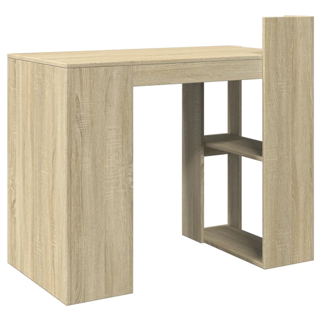 Bureau chêne sonoma 103,5x56,5x94 cm bois d'ingénierie - XIOS