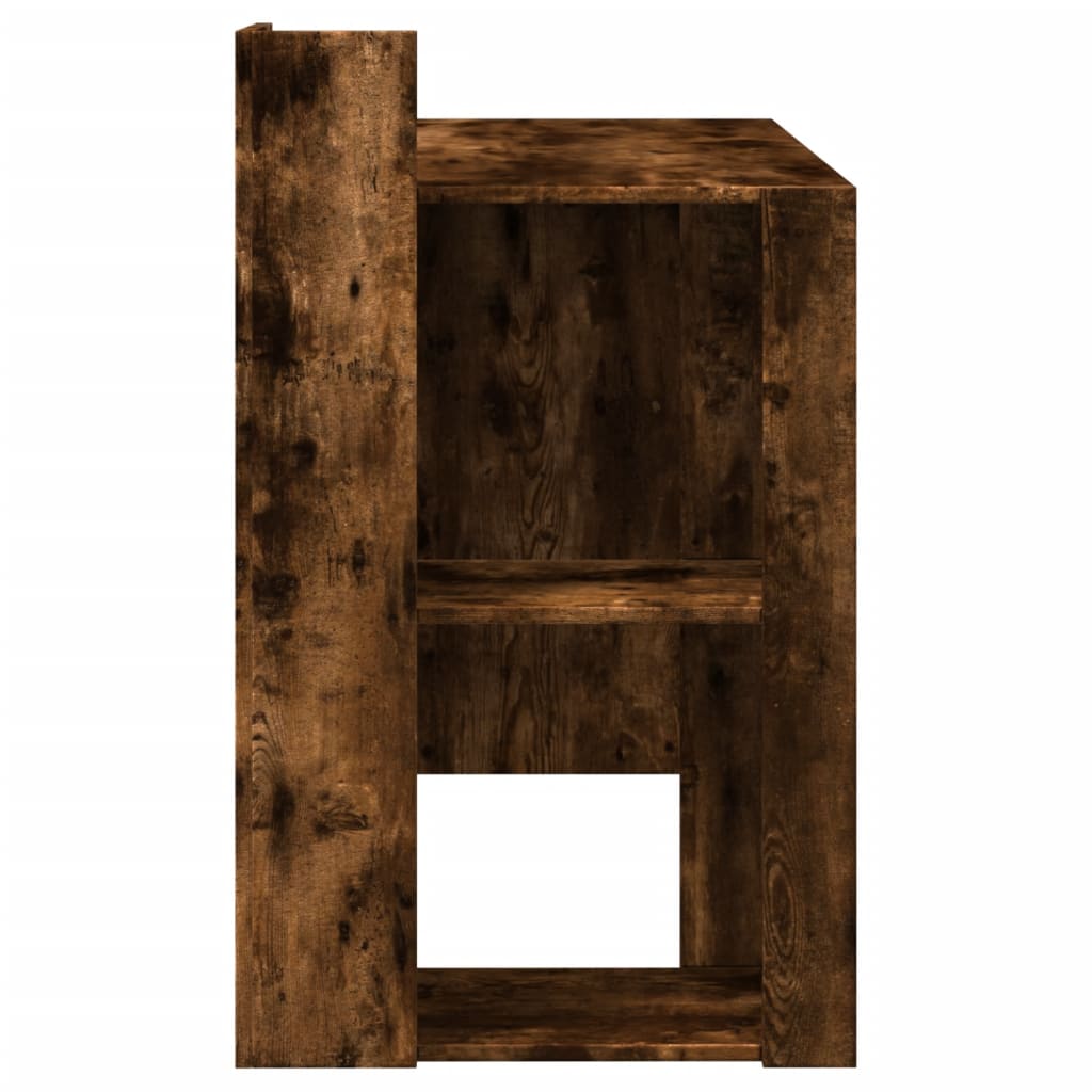 Bureau chêne fumé 103,5x56,5x94 cm bois d'ingénierie - XIOS