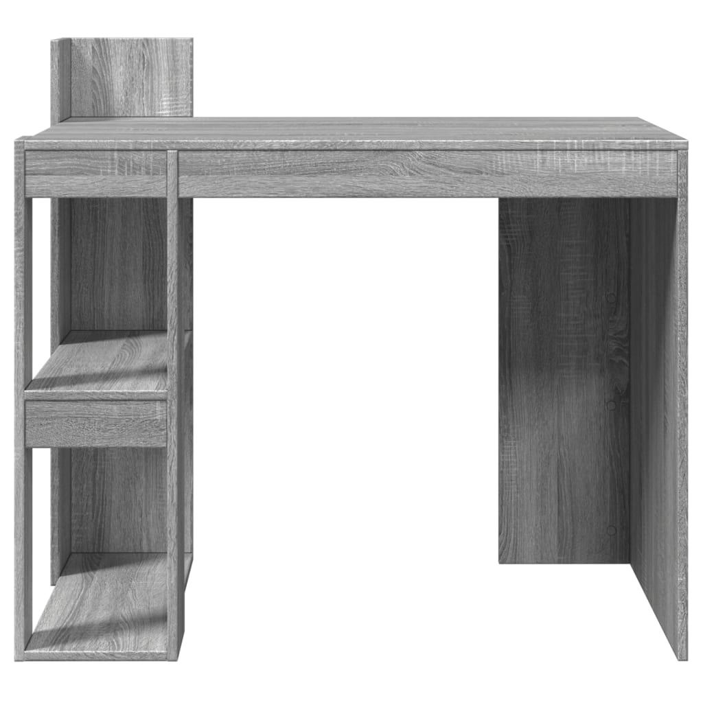 Bureau sonoma gris 103,5x56,5x94 cm bois d'ingénierie - XIOS