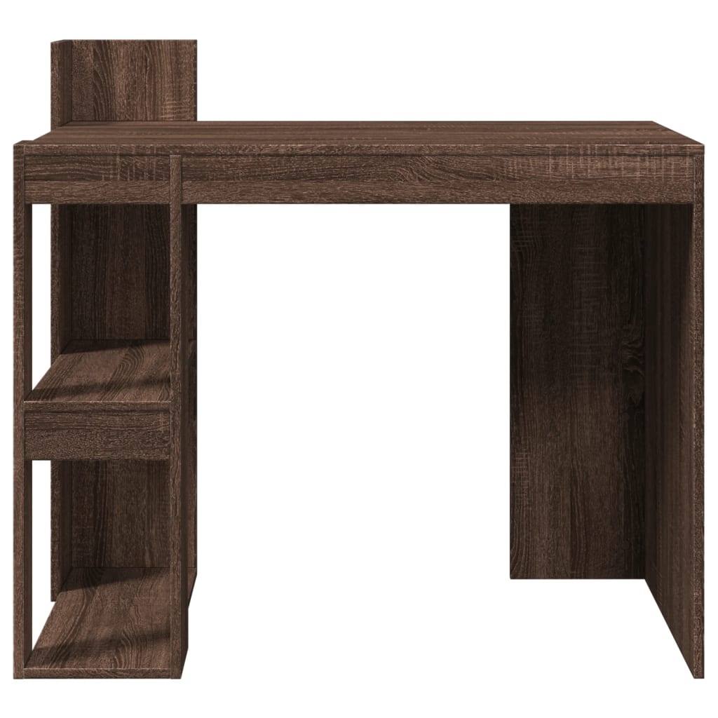 Bureau chêne marron 103,5x56,5x94 cm bois d'ingénierie - XIOS