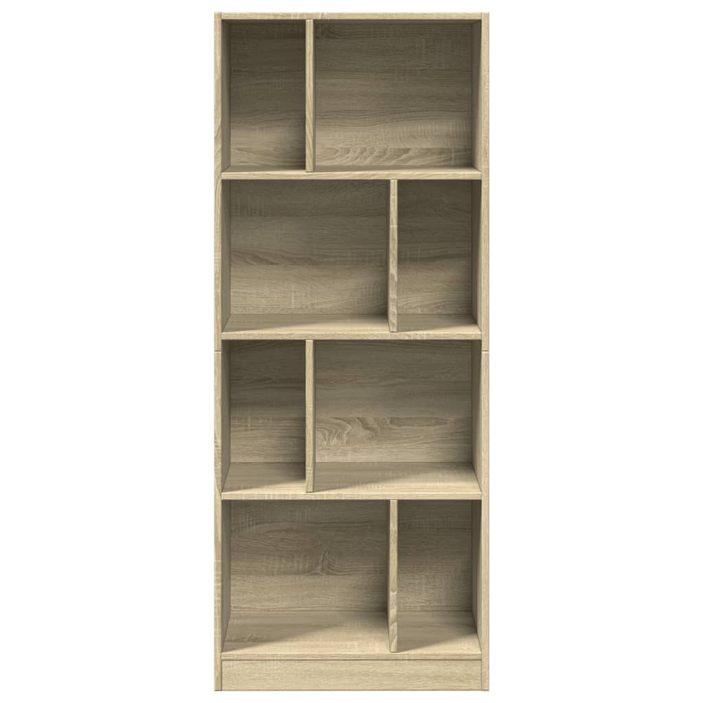 Bibliothèque chêne sonoma 57x28,5x141 cm bois d'ingénierie - XIOS