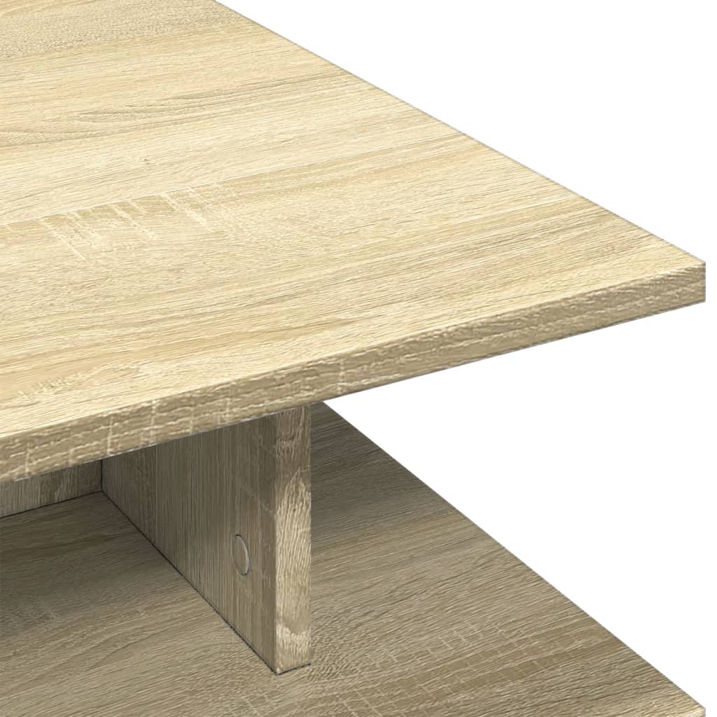 Table basse chêne sonoma 102x55x35 cm bois d'ingénierie - XIOS