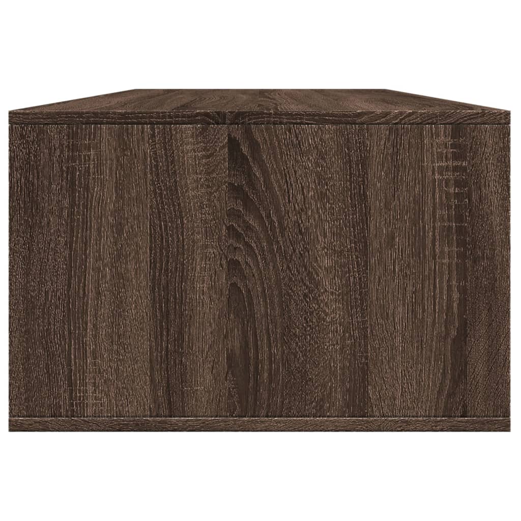 Table basse chêne marron 102x55x35 cm bois d'ingénierie - XIOS