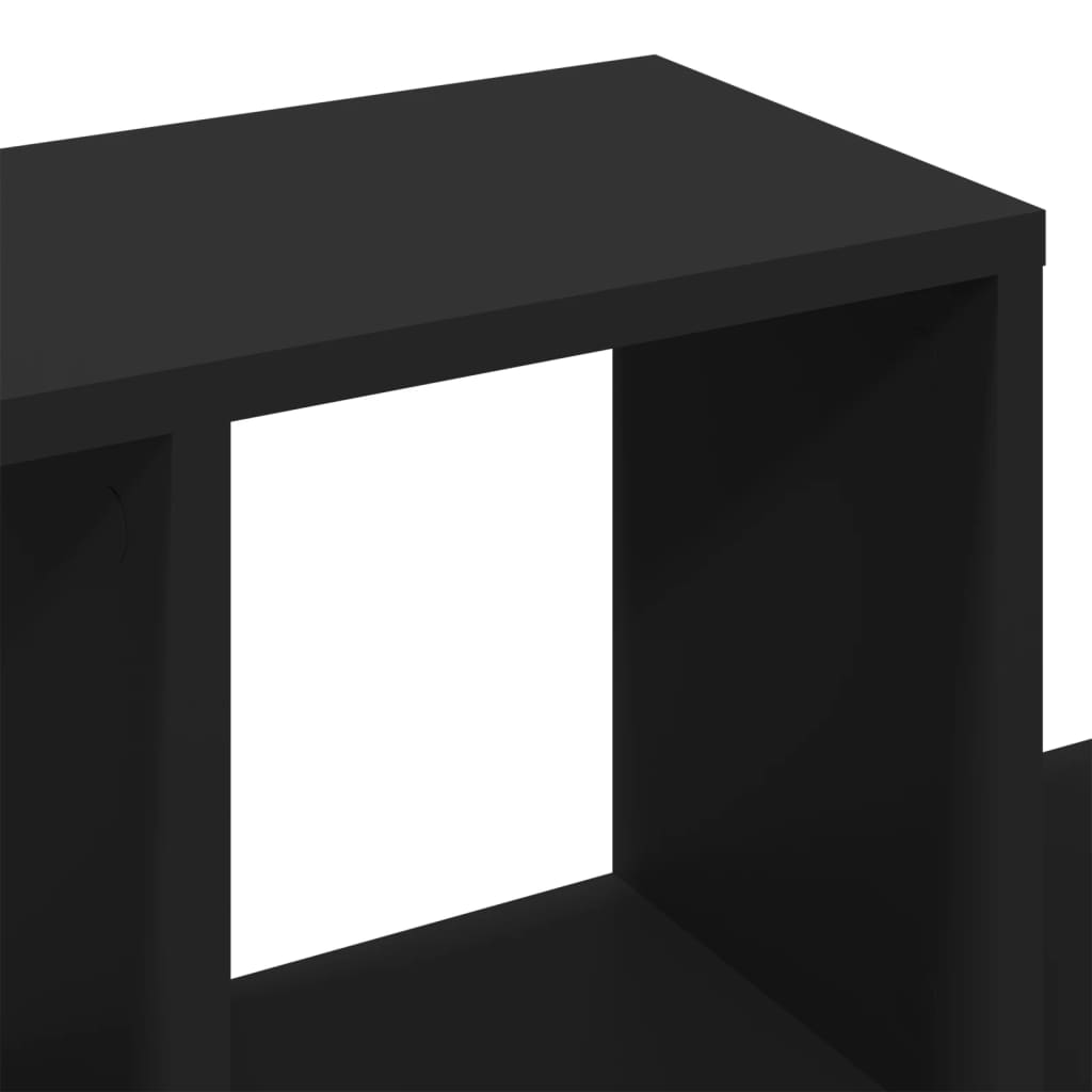 Étagère murale noir 100x20x53 cm bois d'ingénierie - XIOS