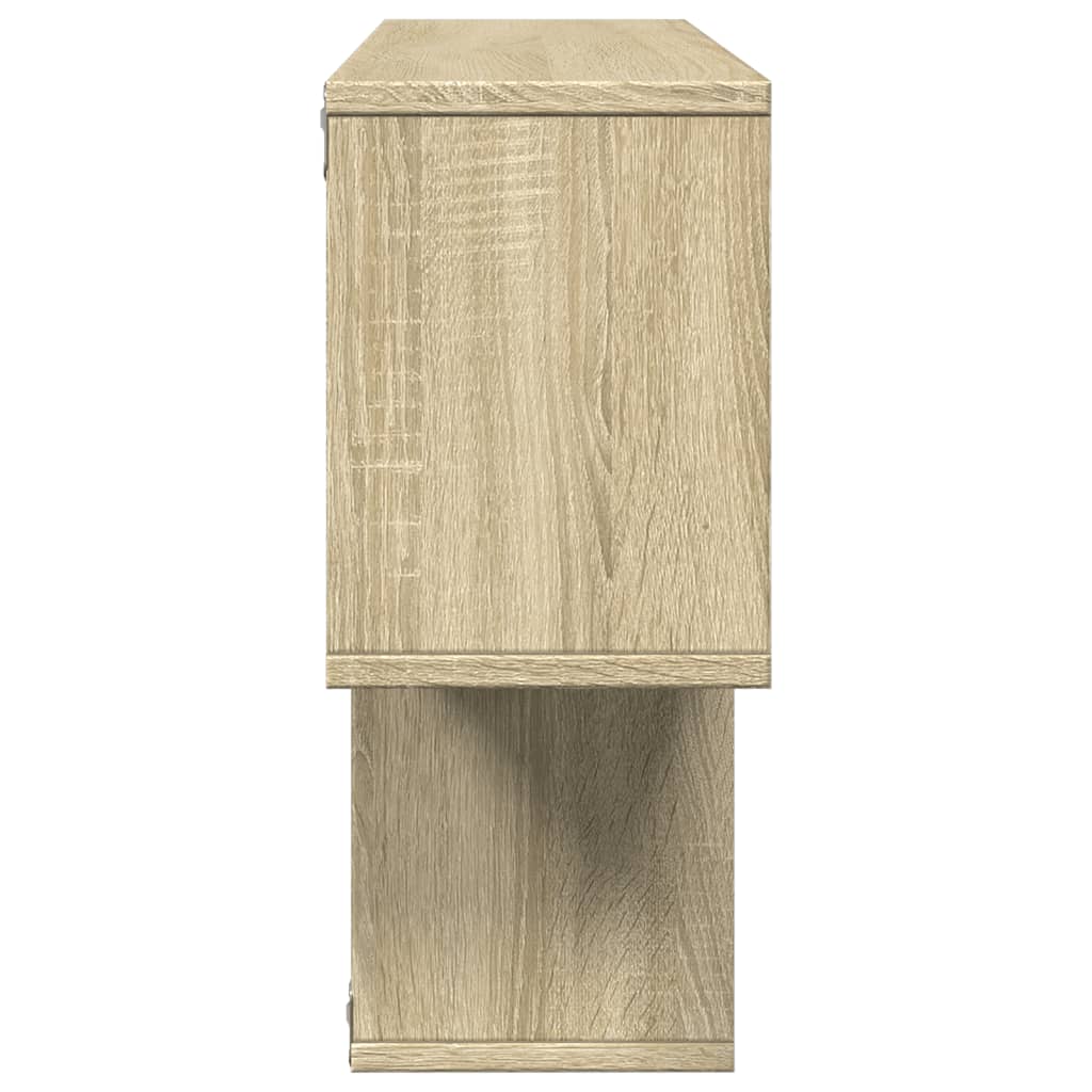 Étagère murale chêne sonoma 100x20x53 cm bois d'ingénierie - XIOS