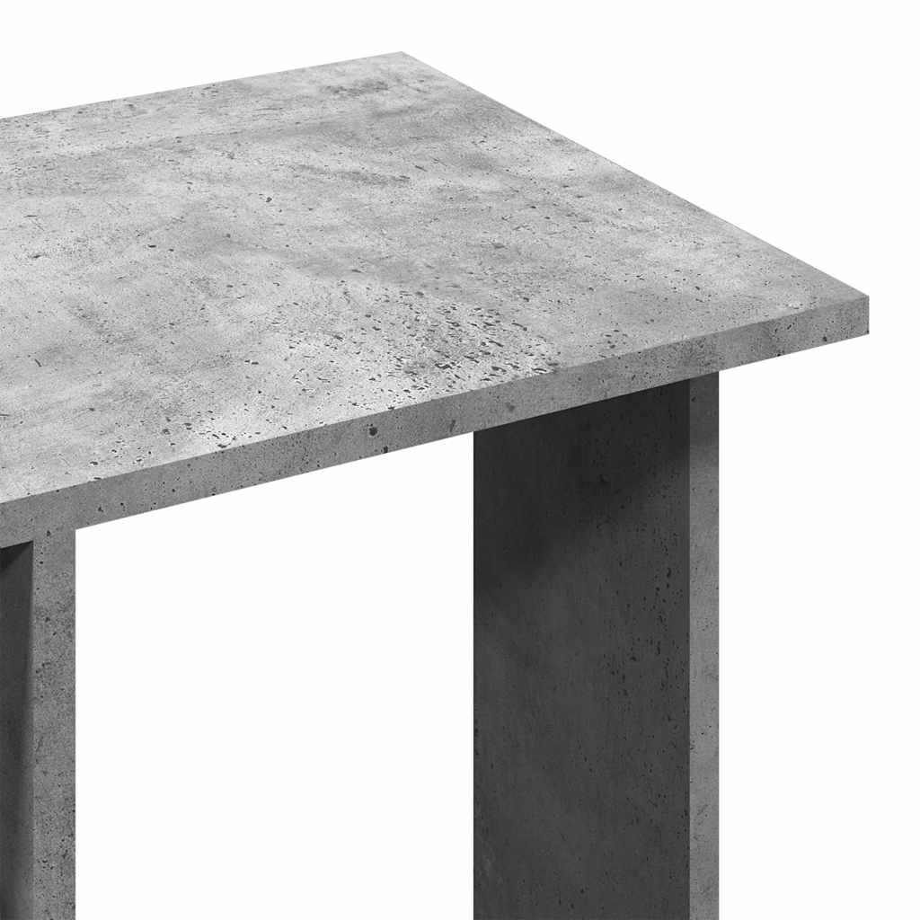 Garde-robe avec roues gris béton 102x38x110cm bois d'ingénierie - XIOS