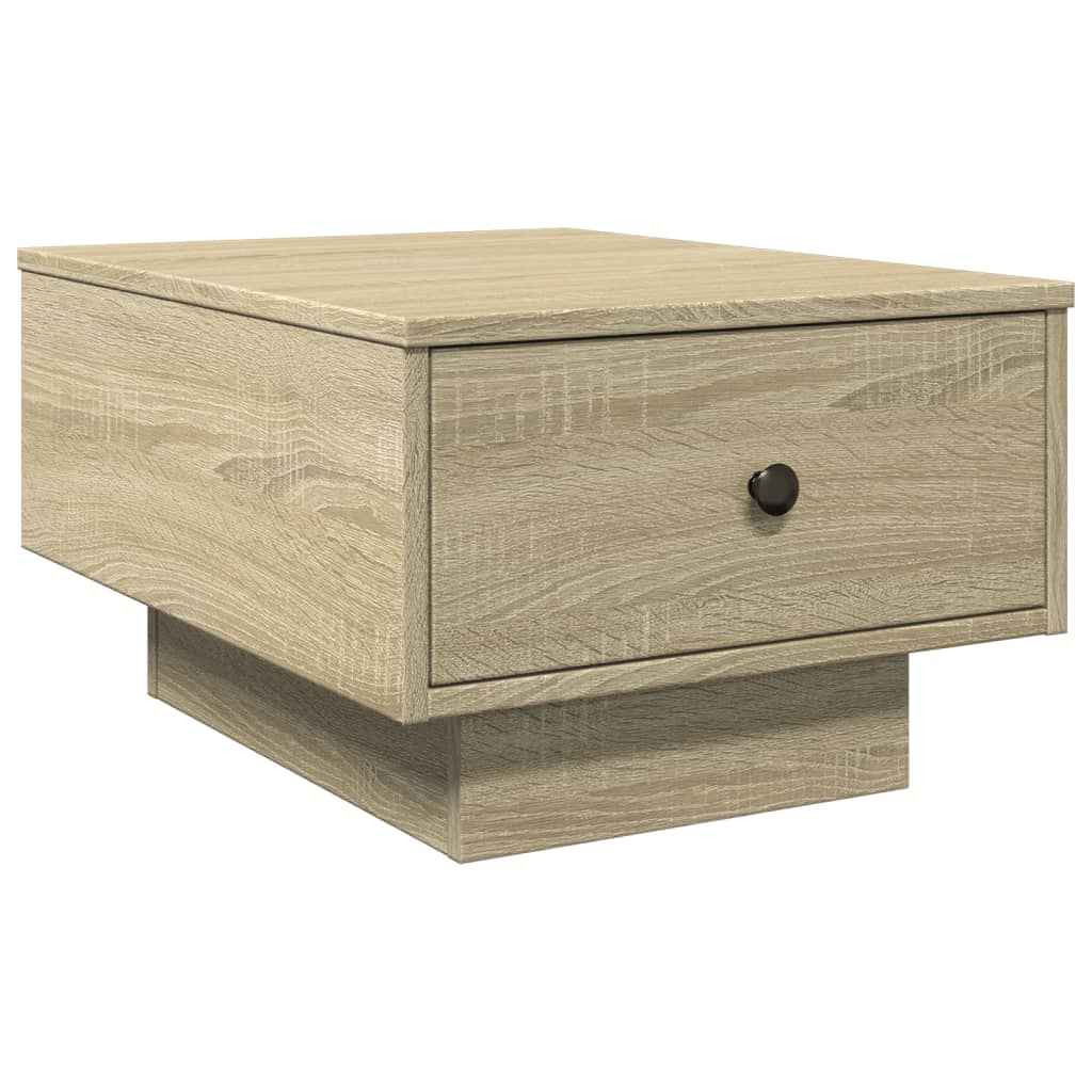 Table basse chêne sonoma 60x45x31 cm bois d'ingénierie - XIOS