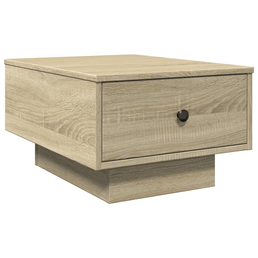 Table basse chêne sonoma 60x45x31 cm bois d'ingénierie - XIOS