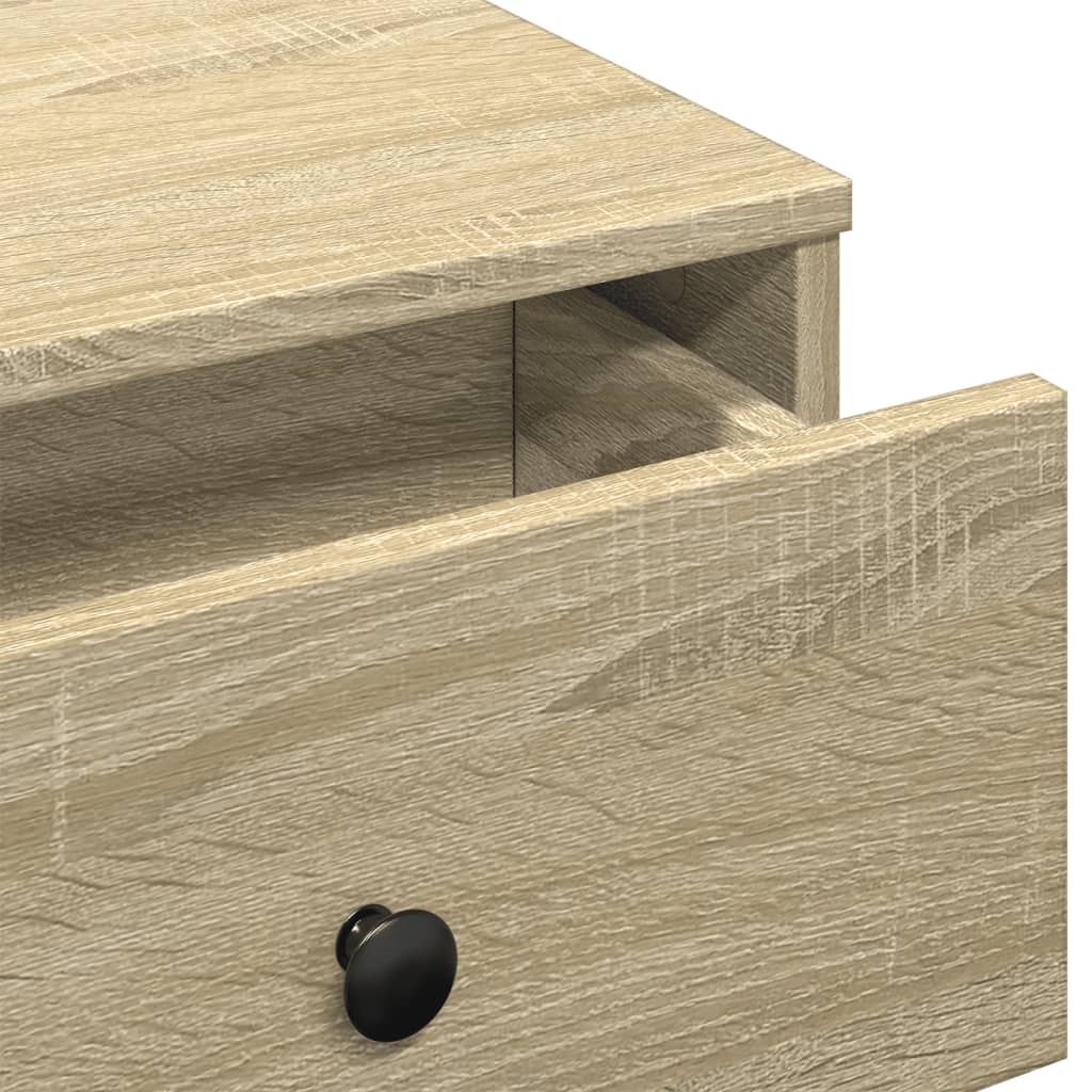 Table basse chêne sonoma 60x45x31 cm bois d'ingénierie - XIOS