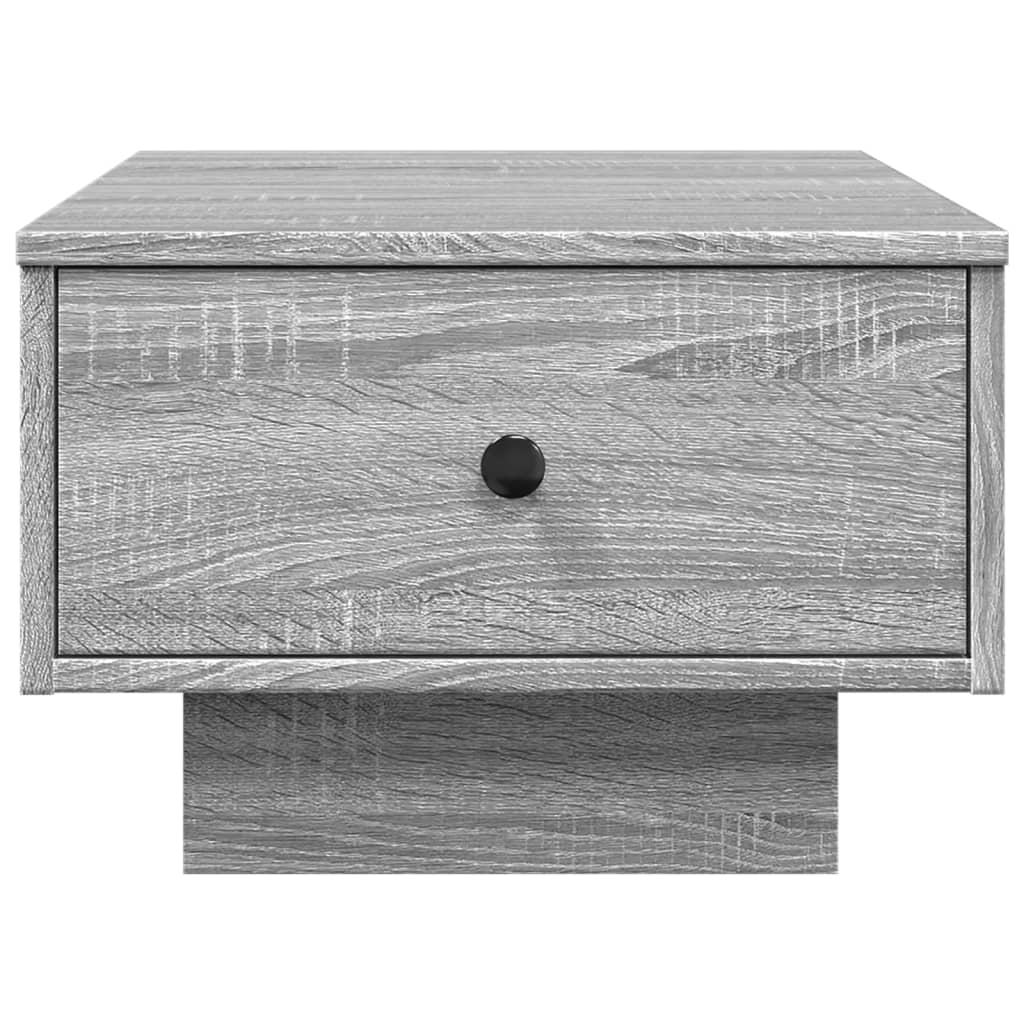 Table basse sonoma gris 60x45x31 cm bois d'ingénierie - XIOS