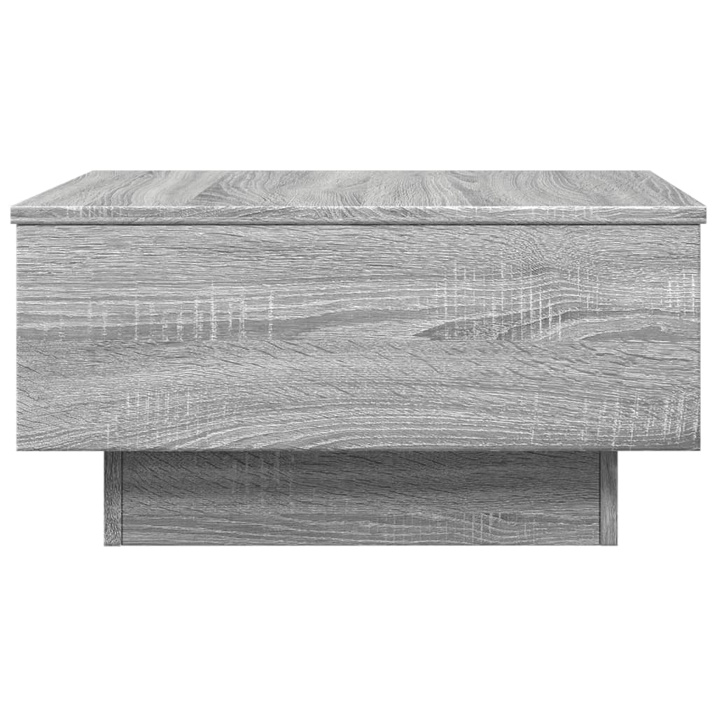Table basse sonoma gris 60x45x31 cm bois d'ingénierie - XIOS