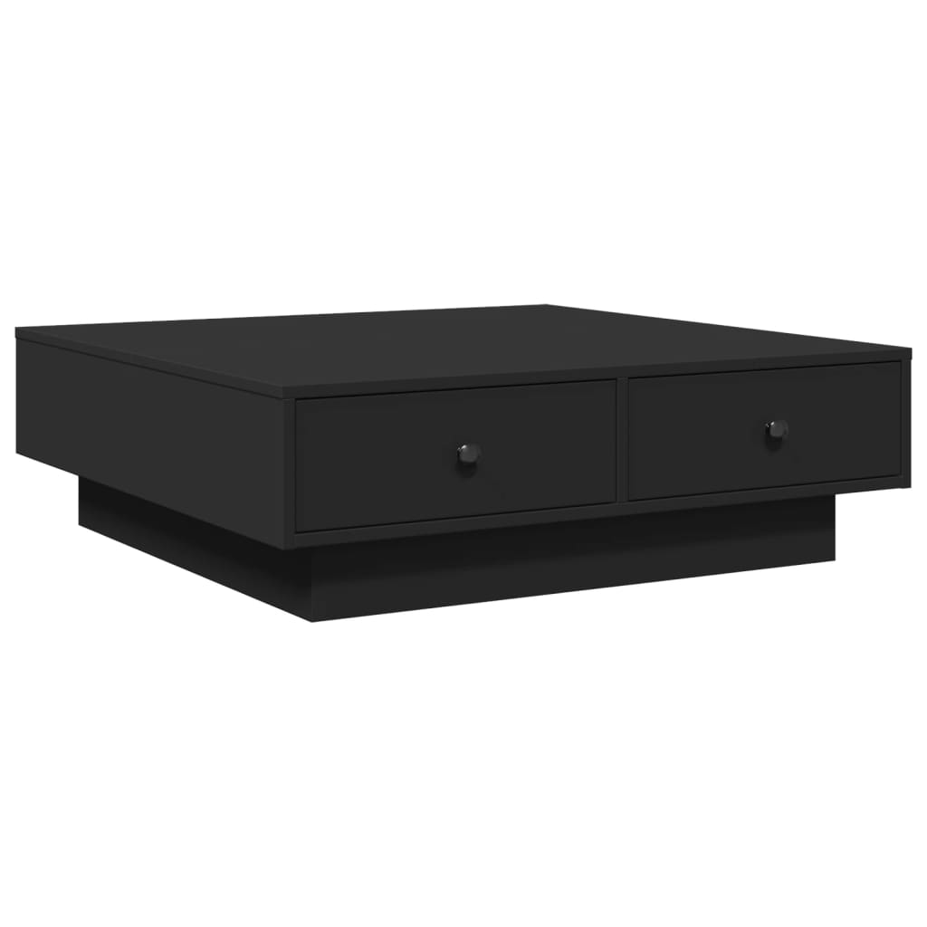 Table basse Noir 90x90x28 cm Aggloméré - XIOS