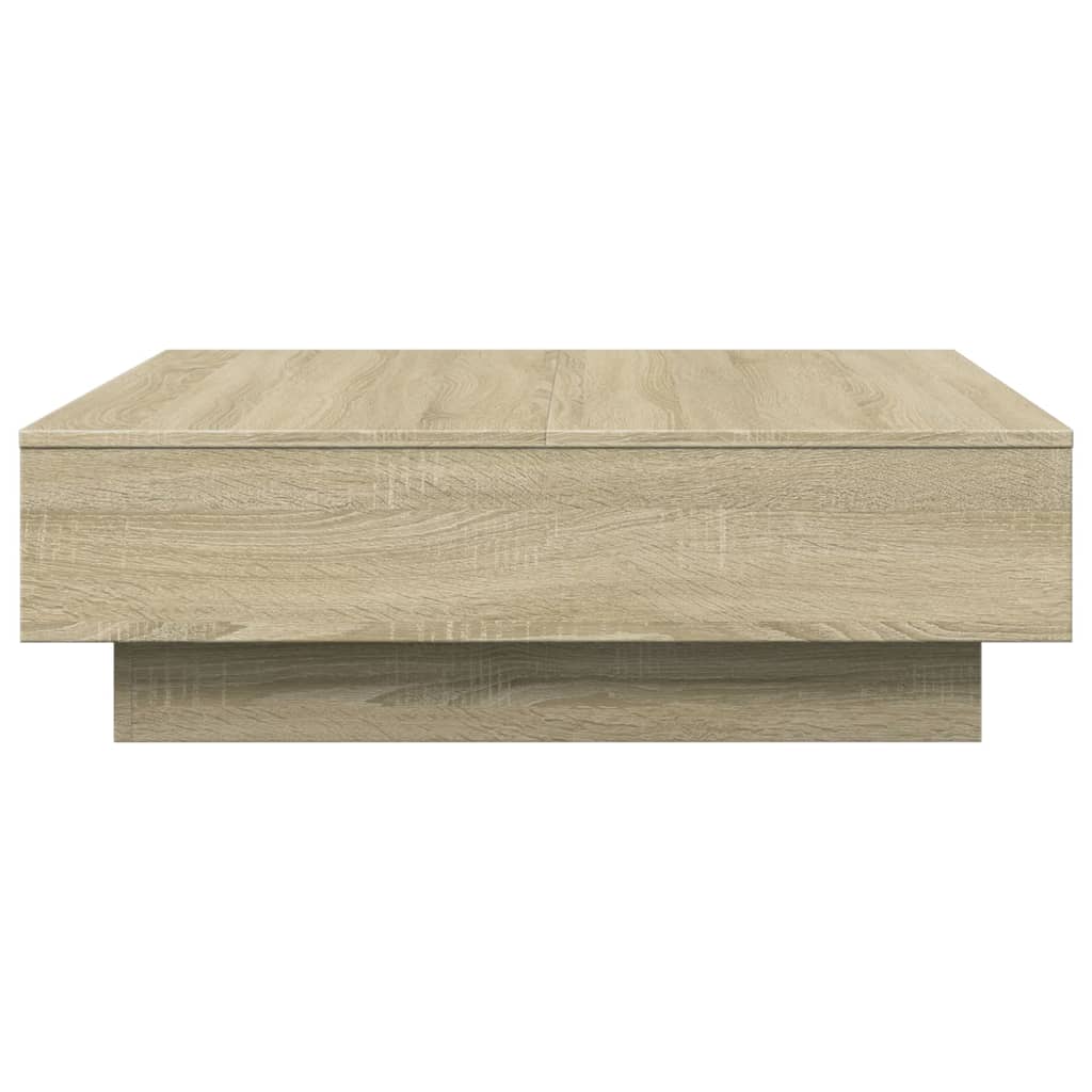 Table basse Chêne sonoma 90x90x28 cm Aggloméré - XIOS