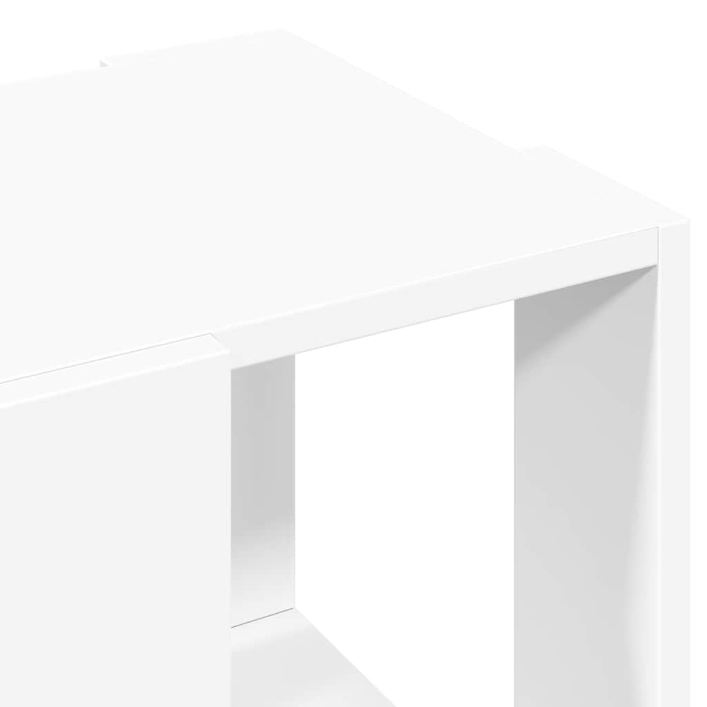 Table basse blanc 32x32x30 cm bois d'ingénierie - XIOS