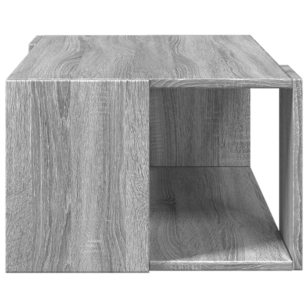 Table basse sonoma gris 89,5x48x30 cm bois d'ingénierie - XIOS