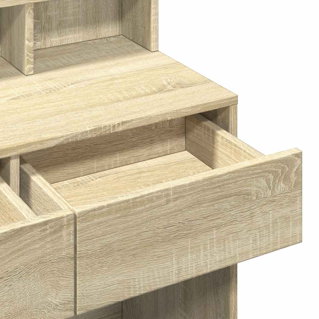 Coiffeuse avec LED chêne sonoma 80x41x134,5 cm - XIOS