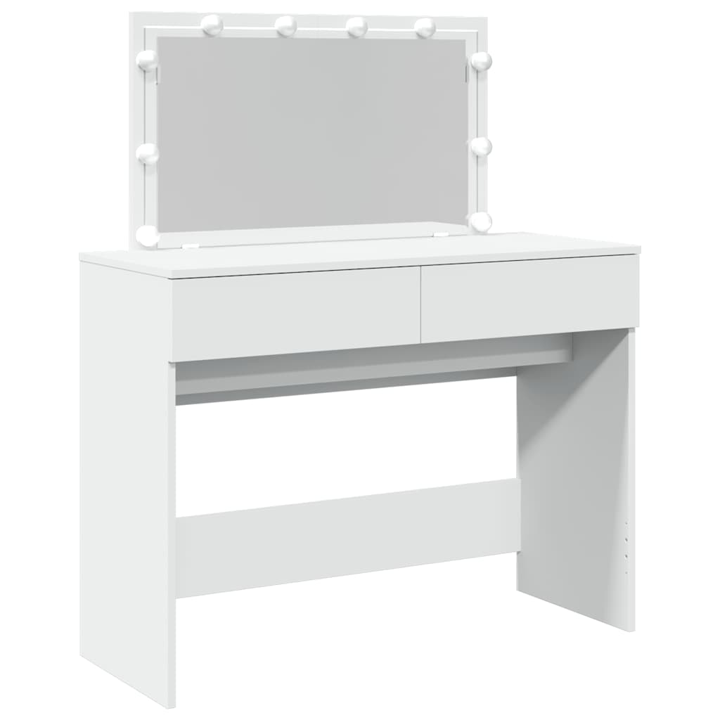 Coiffeuse avec LED blanc 100x40x120 cm - XIOS