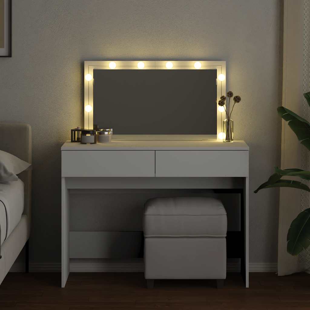 Coiffeuse avec LED blanc 100x40x120 cm - XIOS