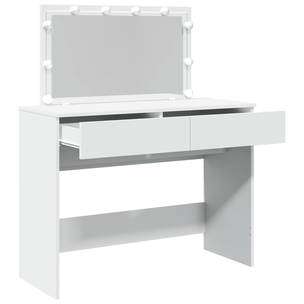 Coiffeuse avec LED blanc 100x40x120 cm - XIOS