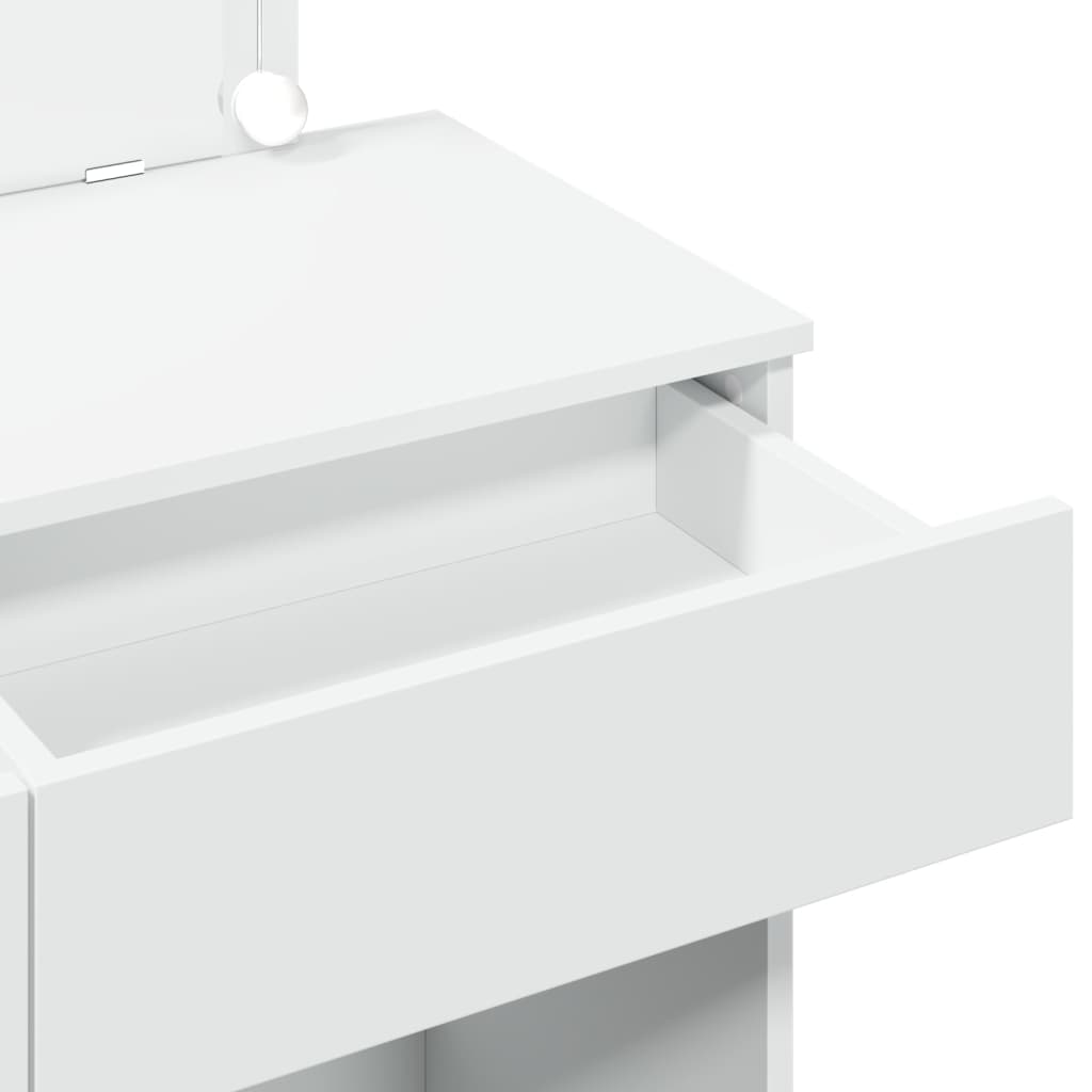 Coiffeuse avec LED blanc 100x40x120 cm - XIOS