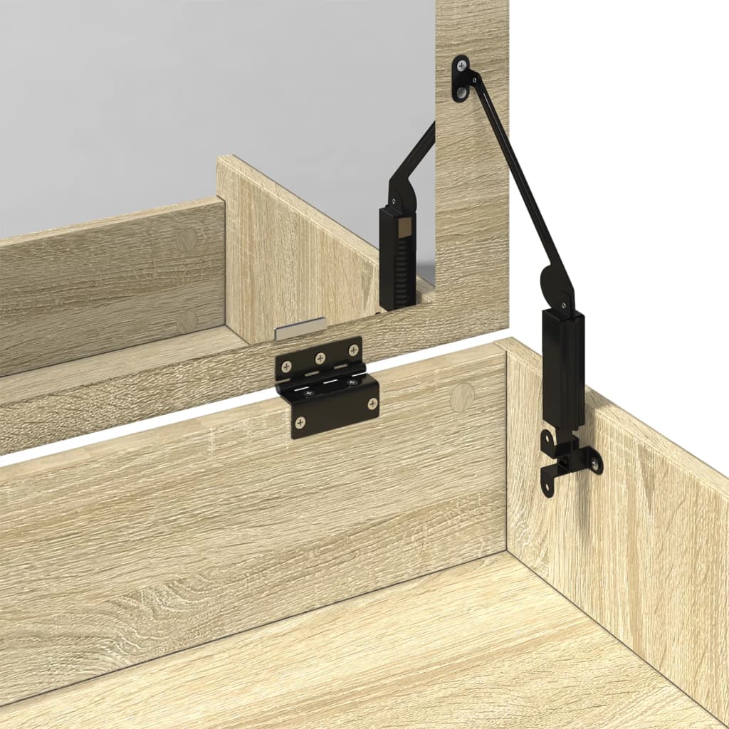 Coiffeuse et tabouret chêne sonoma 60x40x113,5 cm - XIOS