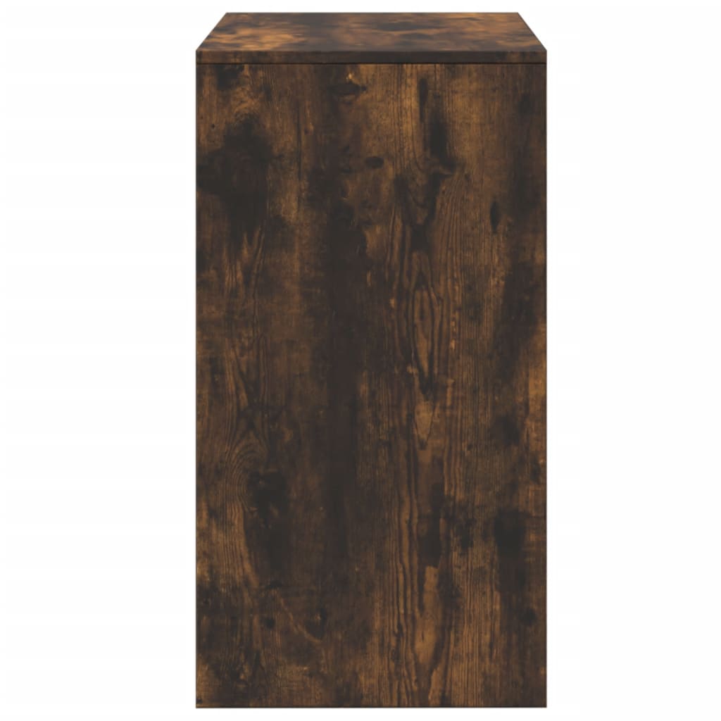 Coiffeuse et tabouret chêne fumé 60x40x113,5 cm - XIOS