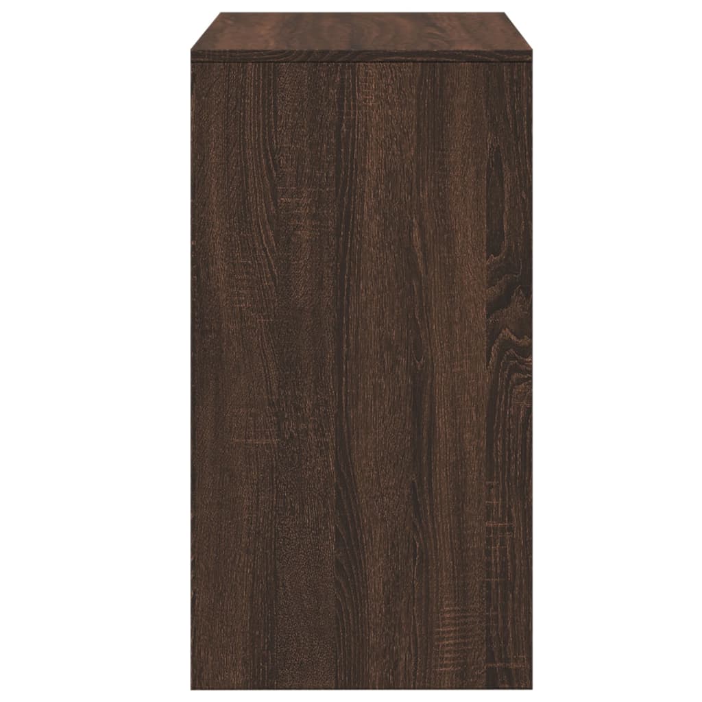 Coiffeuse et tabouret chêne marron 60x40x113,5 cm - XIOS