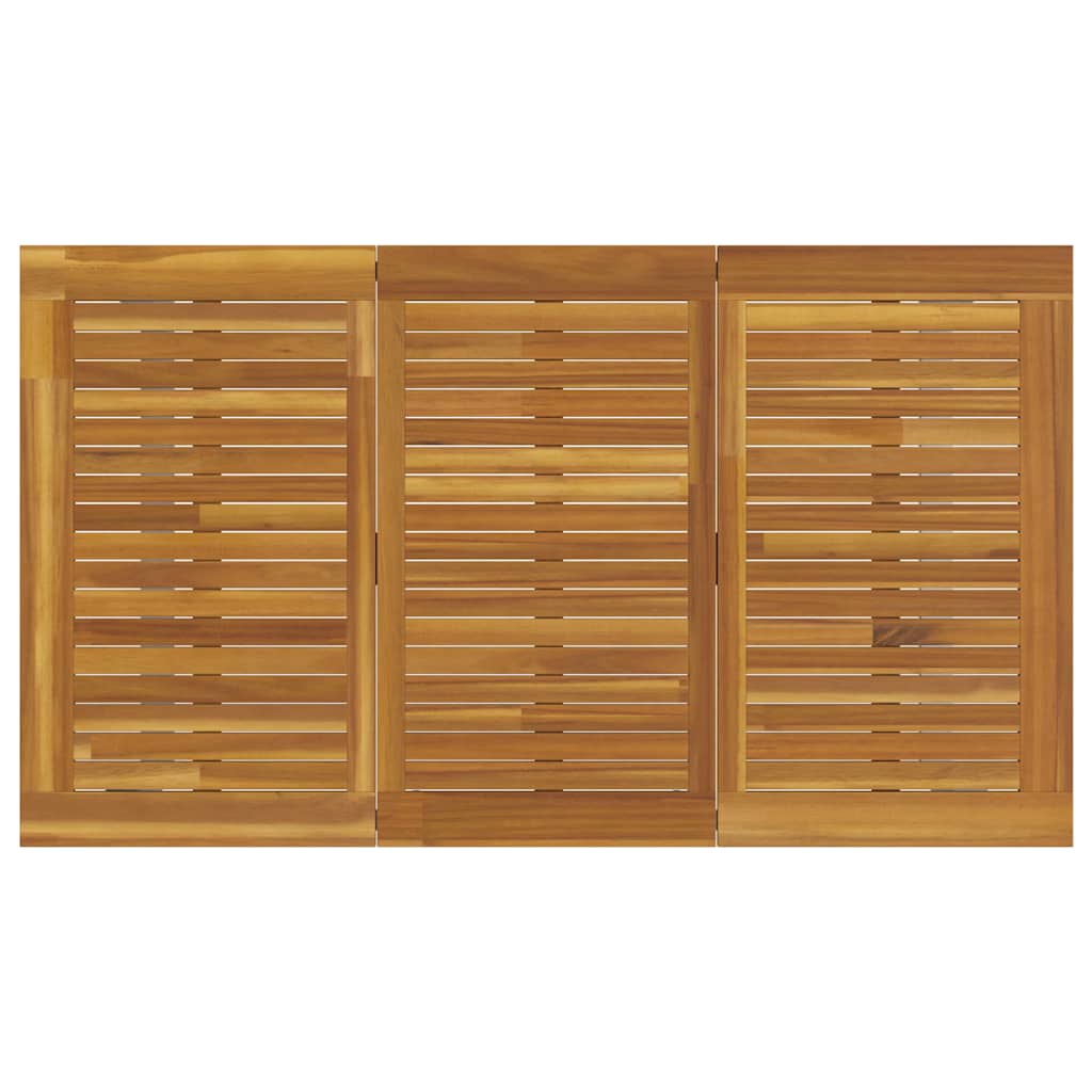 Ensemble de salle à manger pour jardin 5 pcs Gris - XIOS