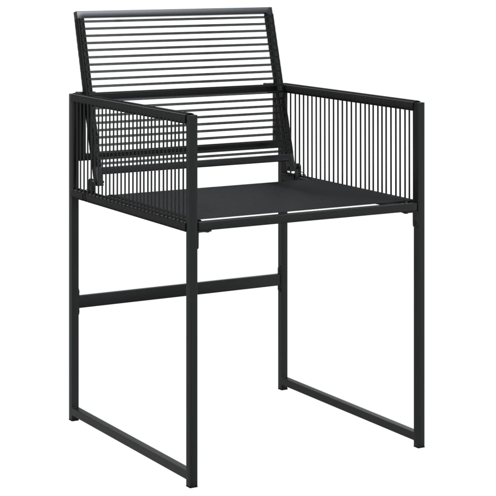 Ensemble à manger de jardin 5 pcs Noir Résine tressée - XIOS
