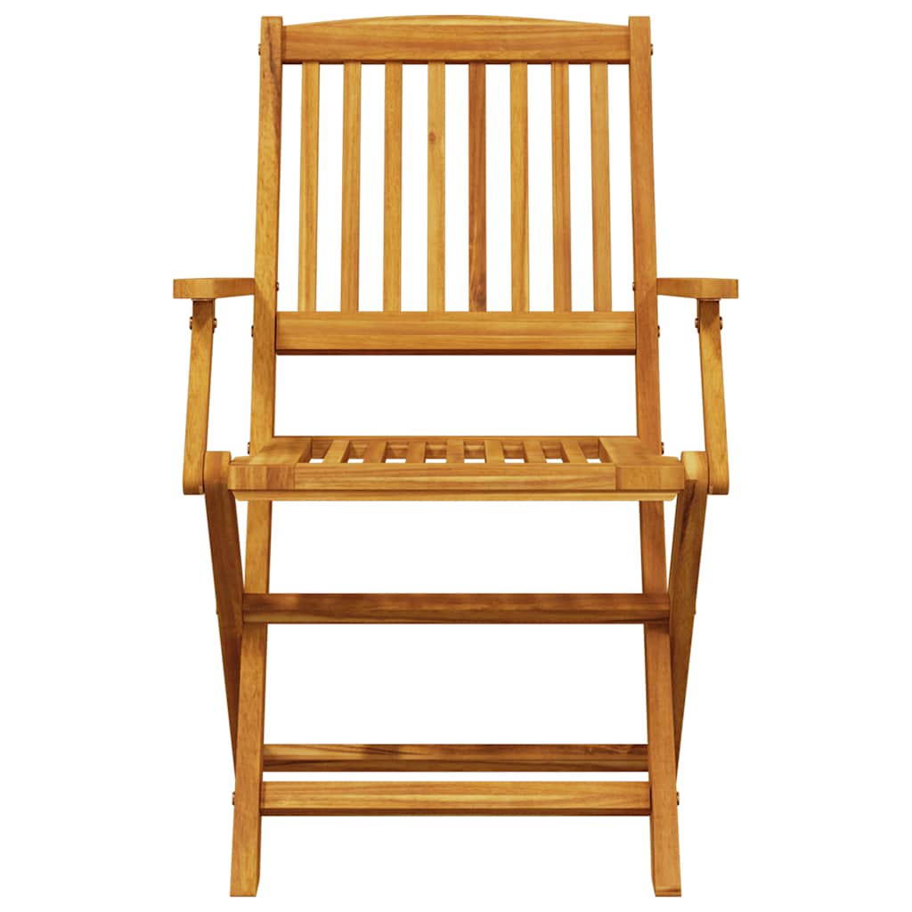 Ensemble de bistro pliable 3 pcs bois d'acacia solide - XIOS