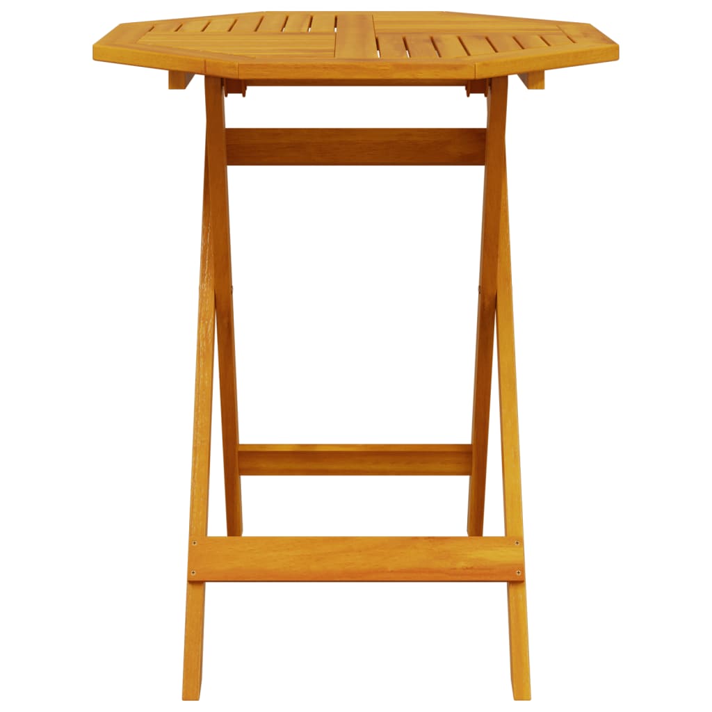 Ensemble de bistro pliable 3 pcs bois d'acacia solide - XIOS