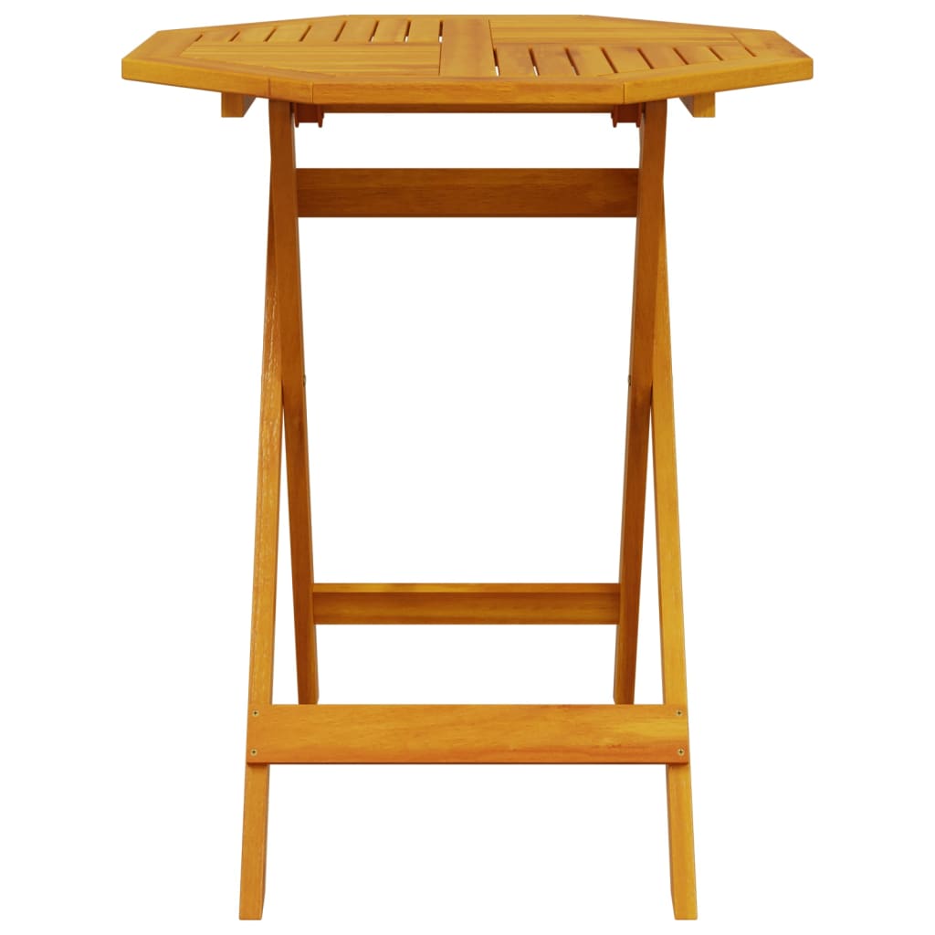 Ensemble de bistro pliable 3 pcs bois d'acacia solide - XIOS