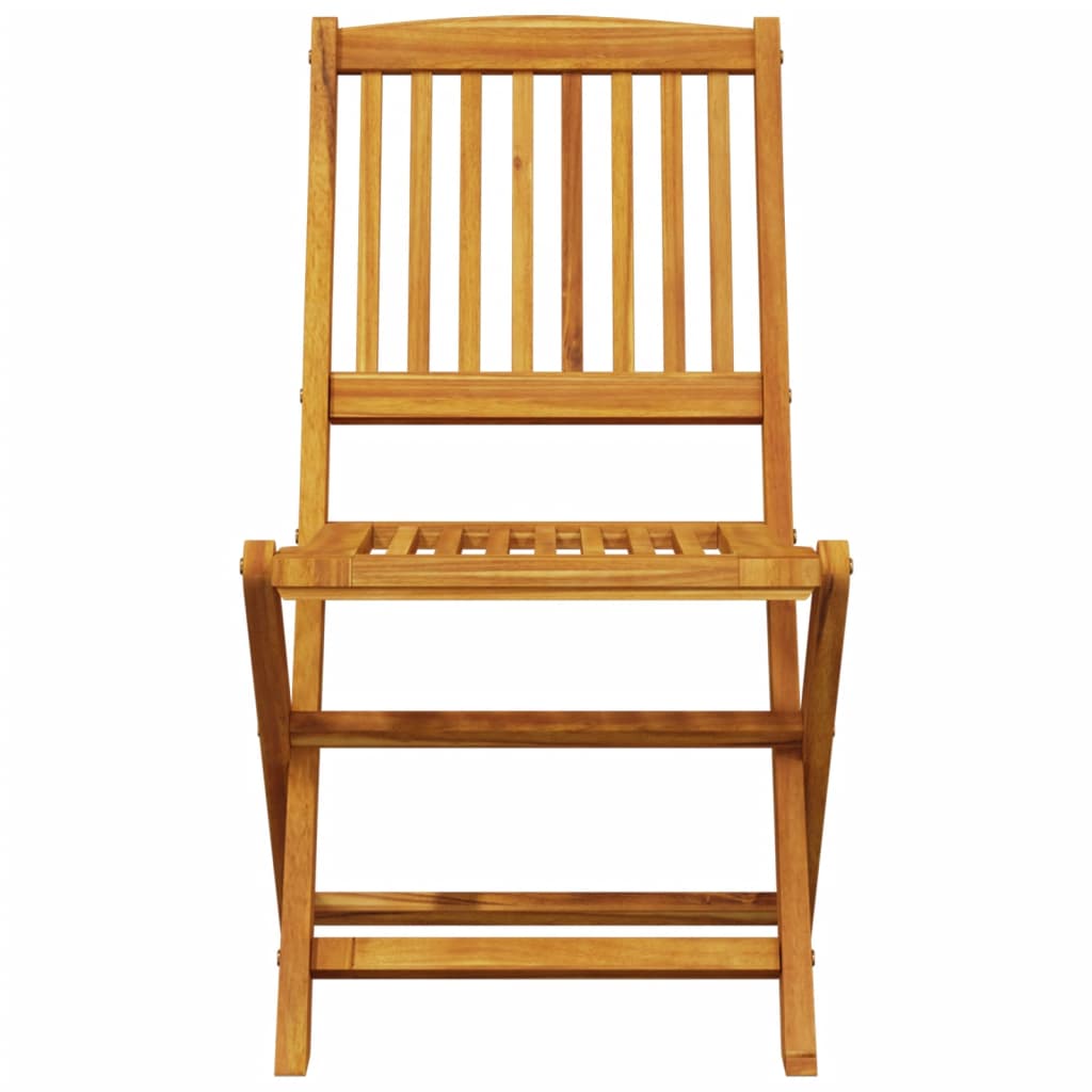 Ensemble de bistro pliable 3 pcs bois d'acacia solide - XIOS