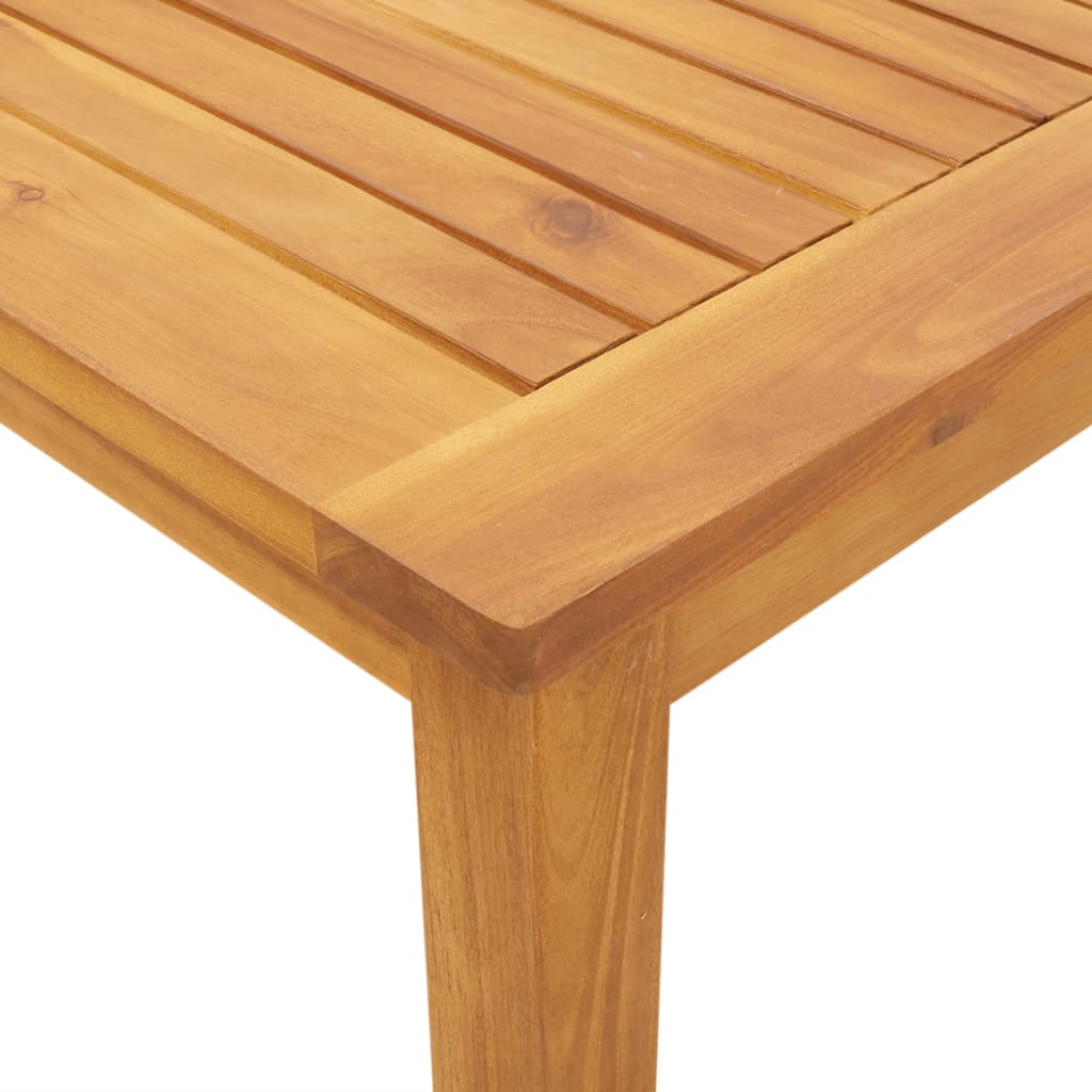 Ensemble à manger de jardin 5 pcs 140x80x74 cm Bois d'acacia solide - XIOS