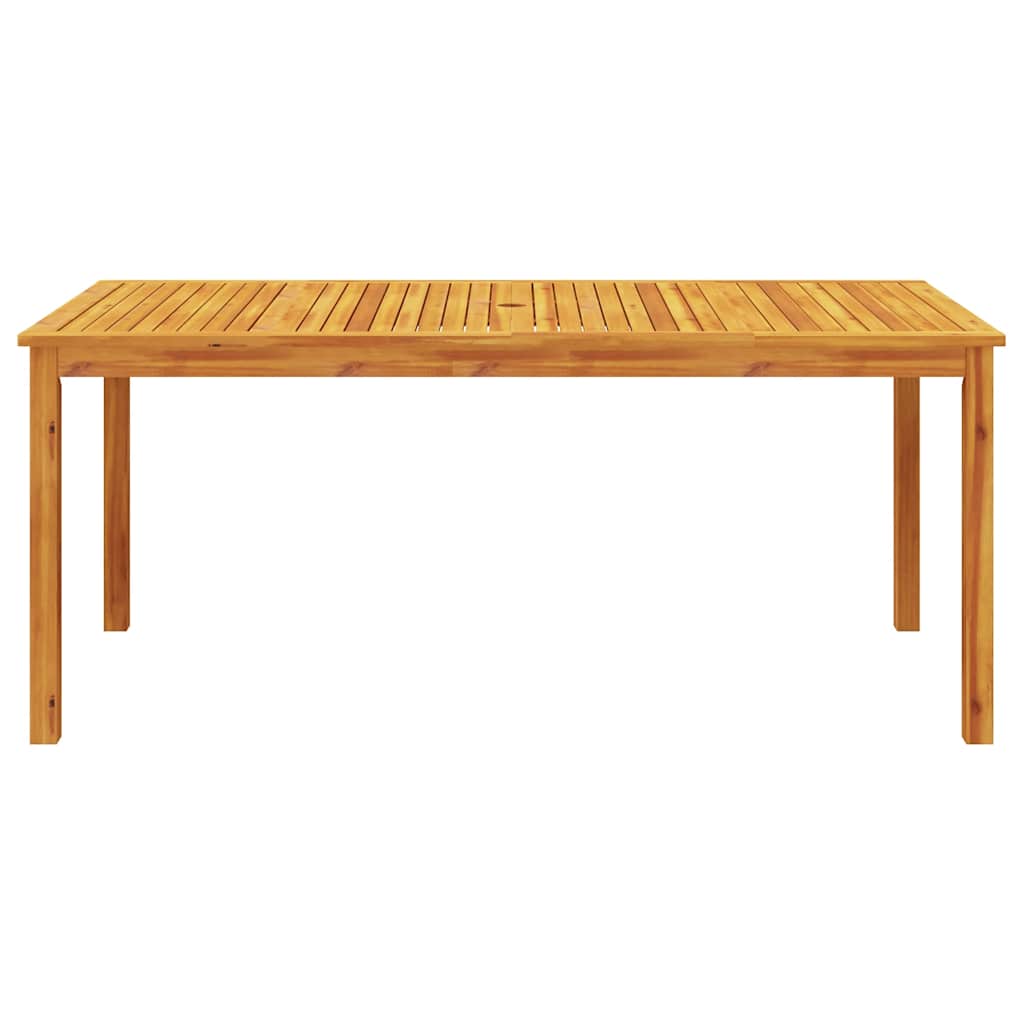 Ensemble à manger de jardin 7 pcs 180x90x75 cm Bois d'acacia solide - XIOS
