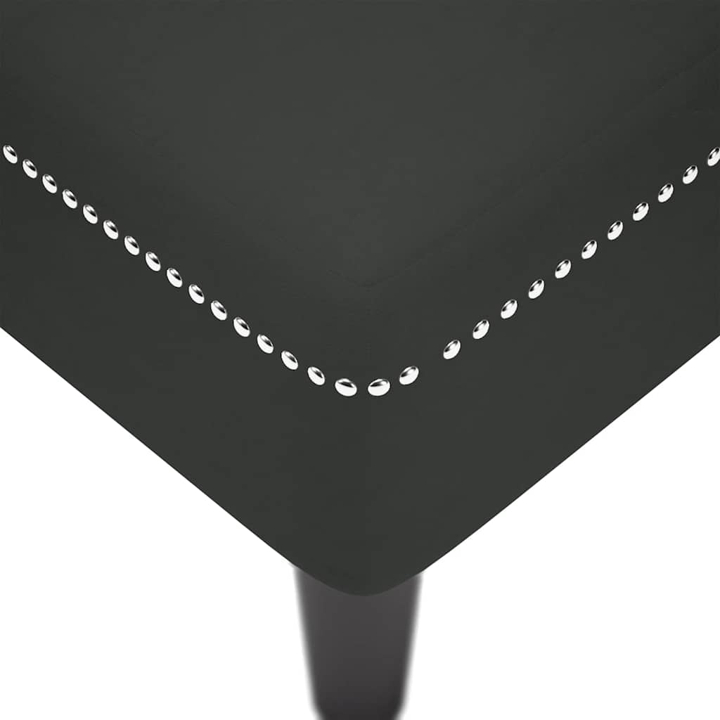 Fauteuil long avec coussin et accoudoir droit noir velours - XIOS