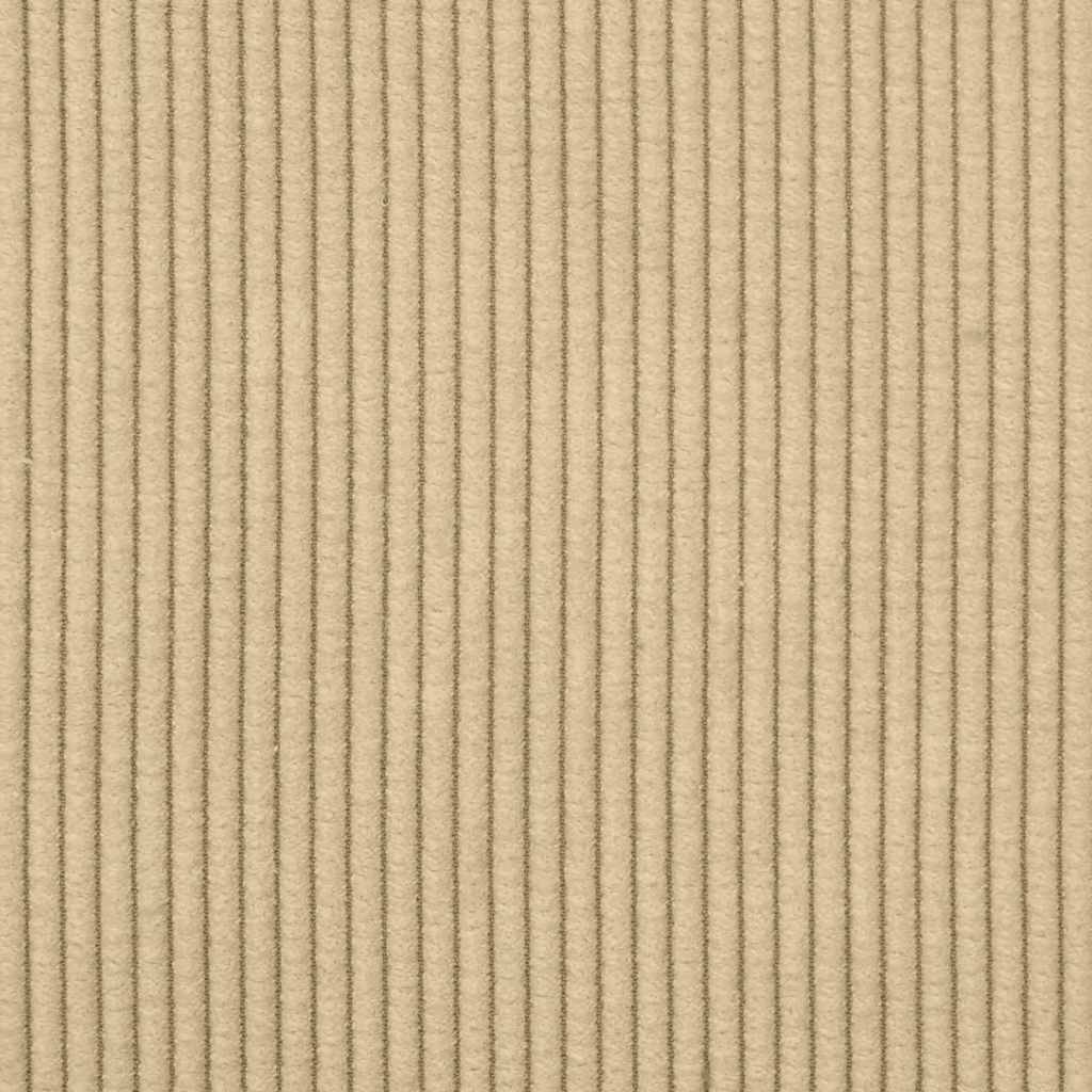 Chaise longue avec coussin tissu en velours côtelé gris-vert - XIOS