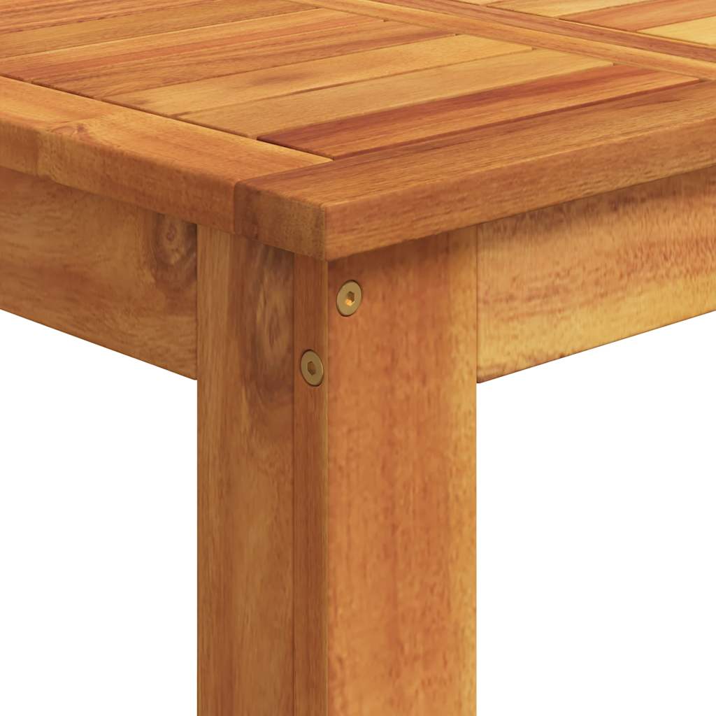 Ensemble de bar de jardin 5 pcs noir bois massif acacia rotin - XIOS