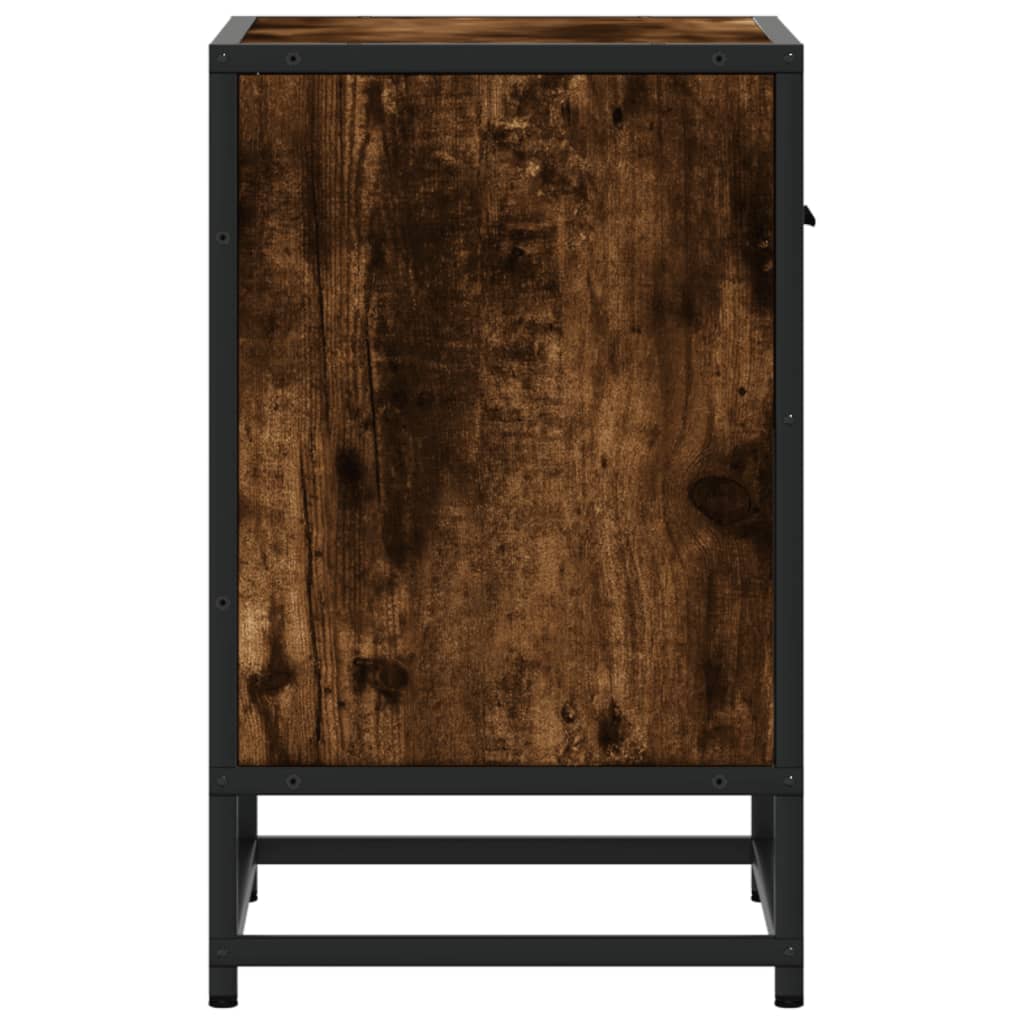 Tables de chevet 2 pcs chêne fumé 40x31x50 cm bois ingénierie - XIOS