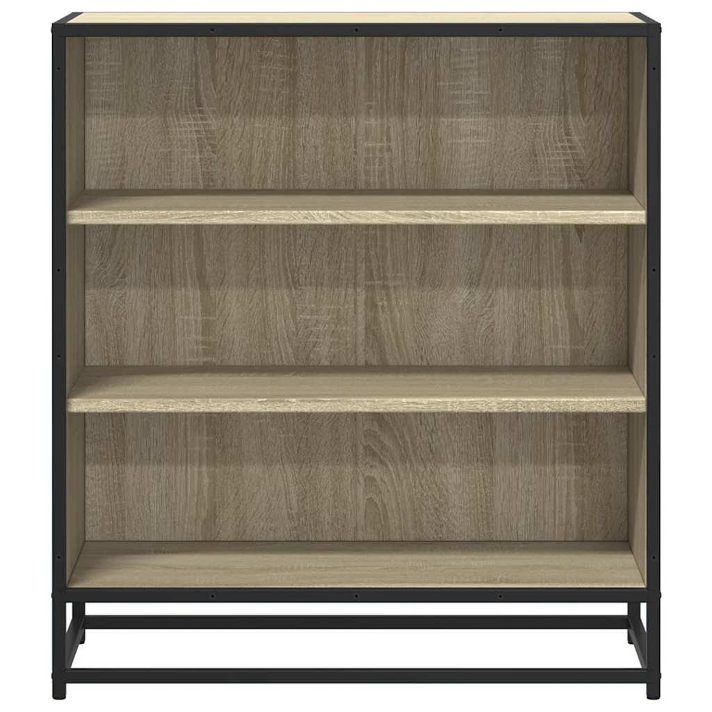 Buffet chêne sonoma 68x35x76 cm bois d'ingénierie et métal - XIOS