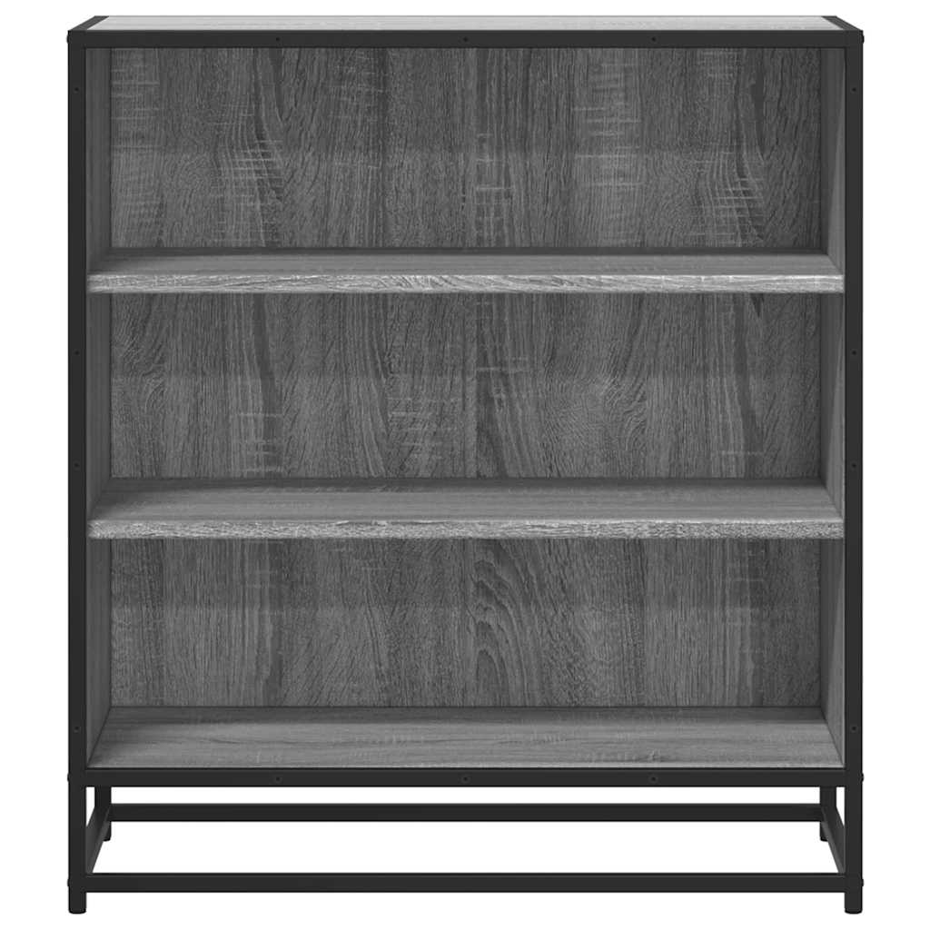 Buffet sonoma gris 68x35x76 cm bois d'ingénierie et métal - XIOS