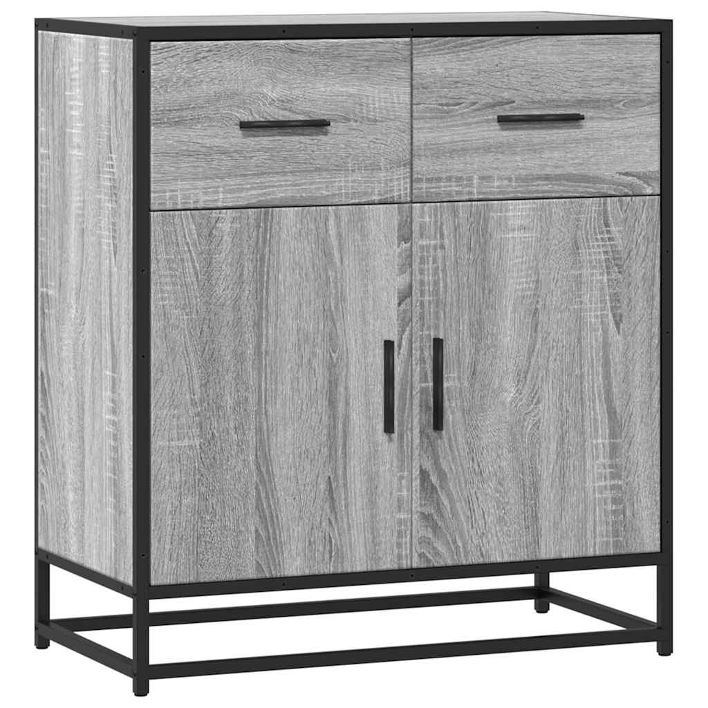 Buffet sonoma gris 68x35x76 cm bois d'ingénierie - XIOS