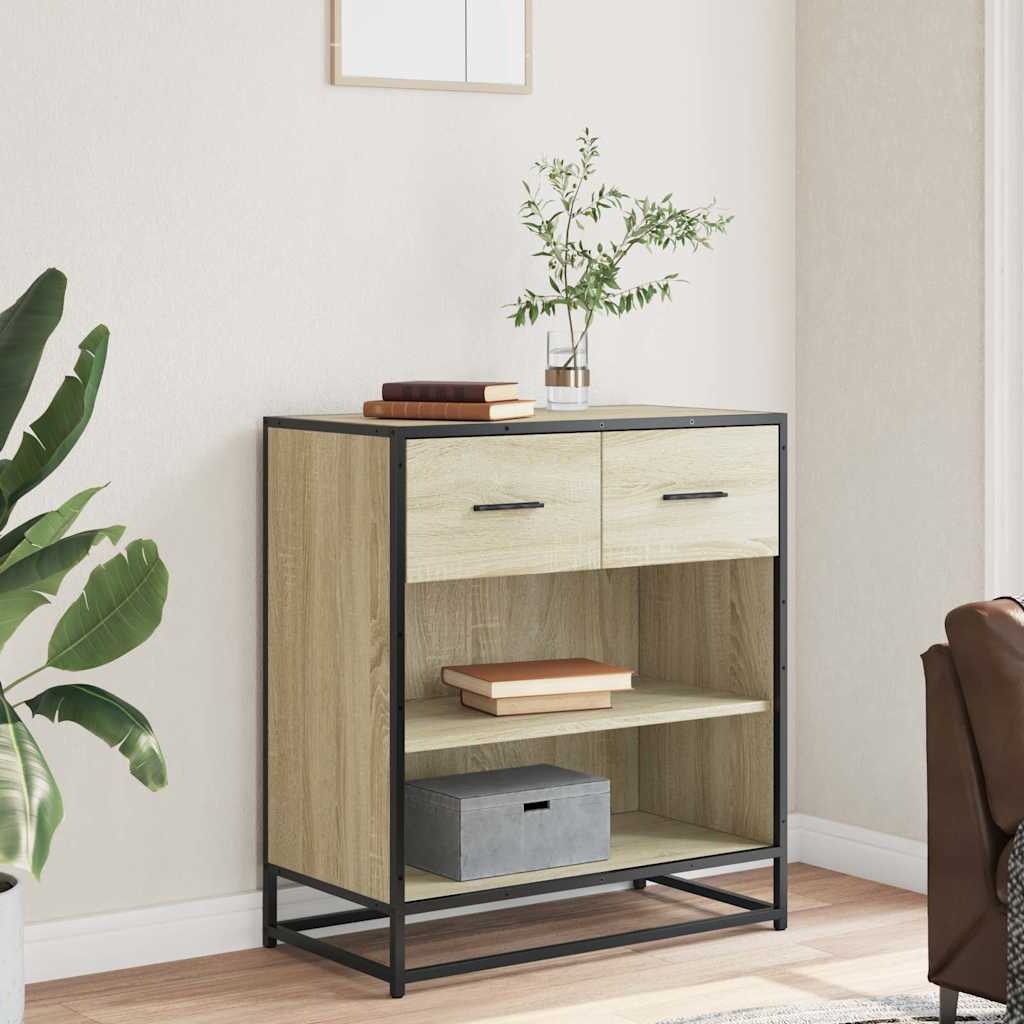 Buffet chêne sonoma 68x35x76 cm bois d'ingénierie - XIOS