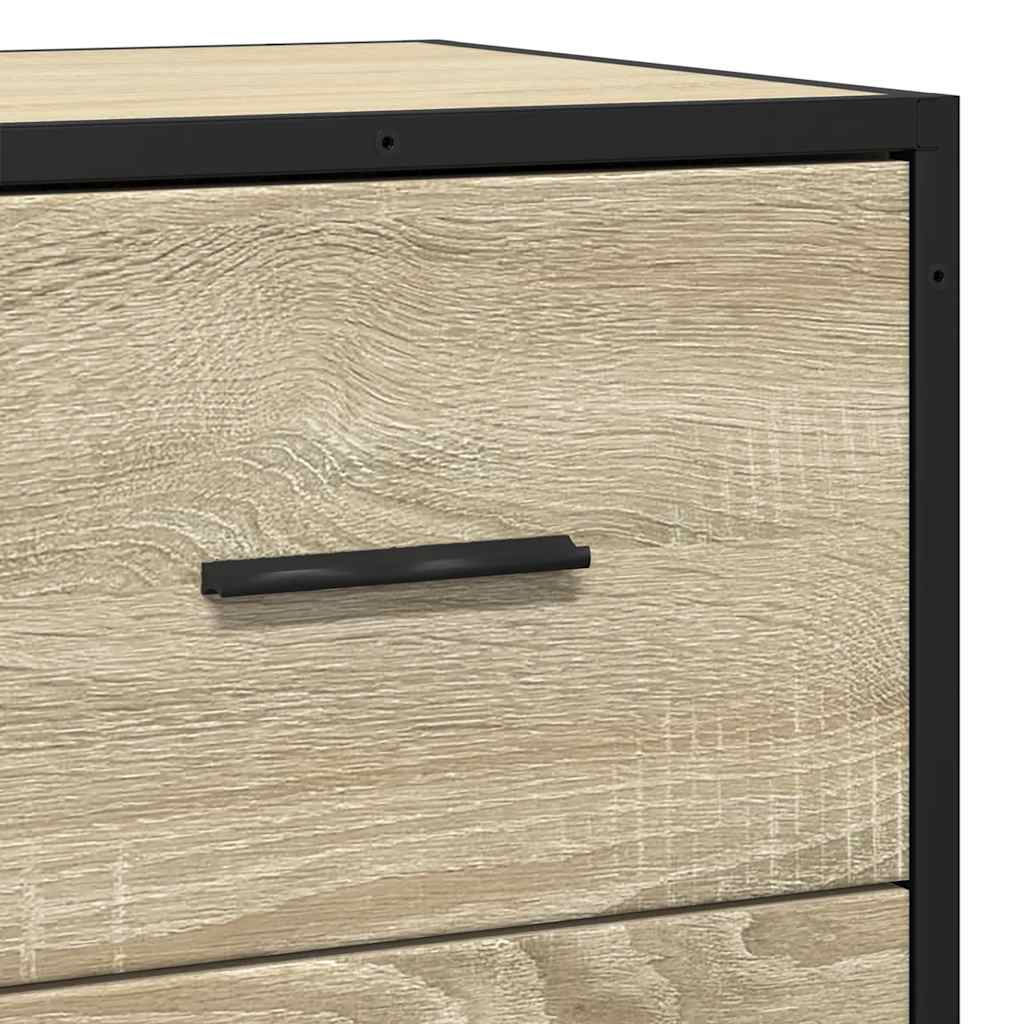 Buffet chêne sonoma 68x35x76 cm bois d'ingénierie - XIOS
