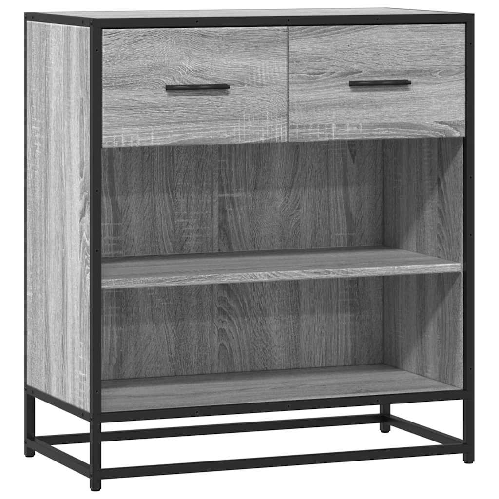 Buffet sonoma gris 68x35x76 cm bois d'ingénierie - XIOS
