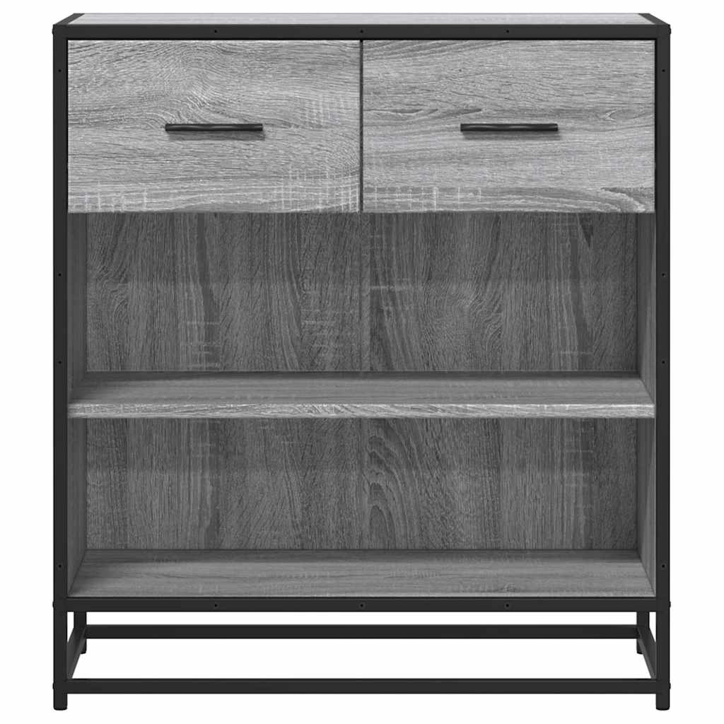 Buffet sonoma gris 68x35x76 cm bois d'ingénierie - XIOS