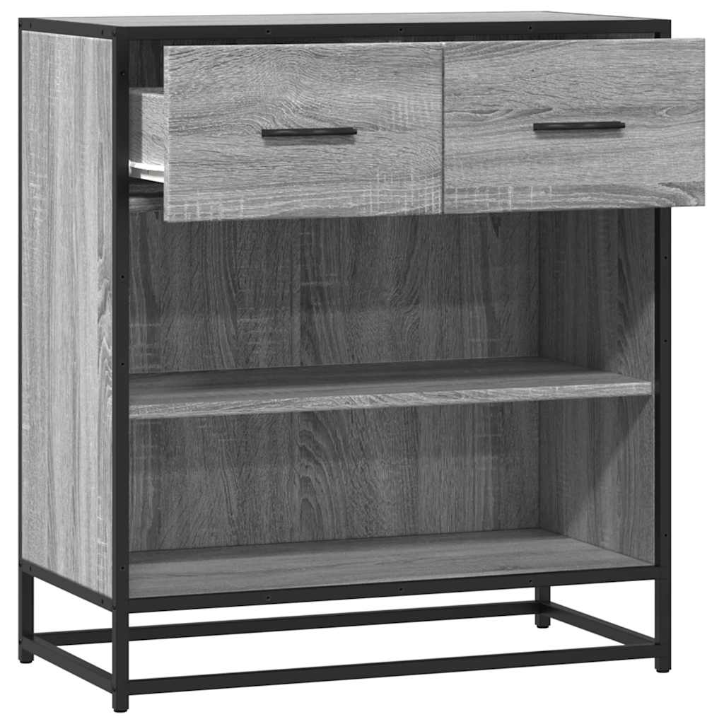 Buffet sonoma gris 68x35x76 cm bois d'ingénierie - XIOS