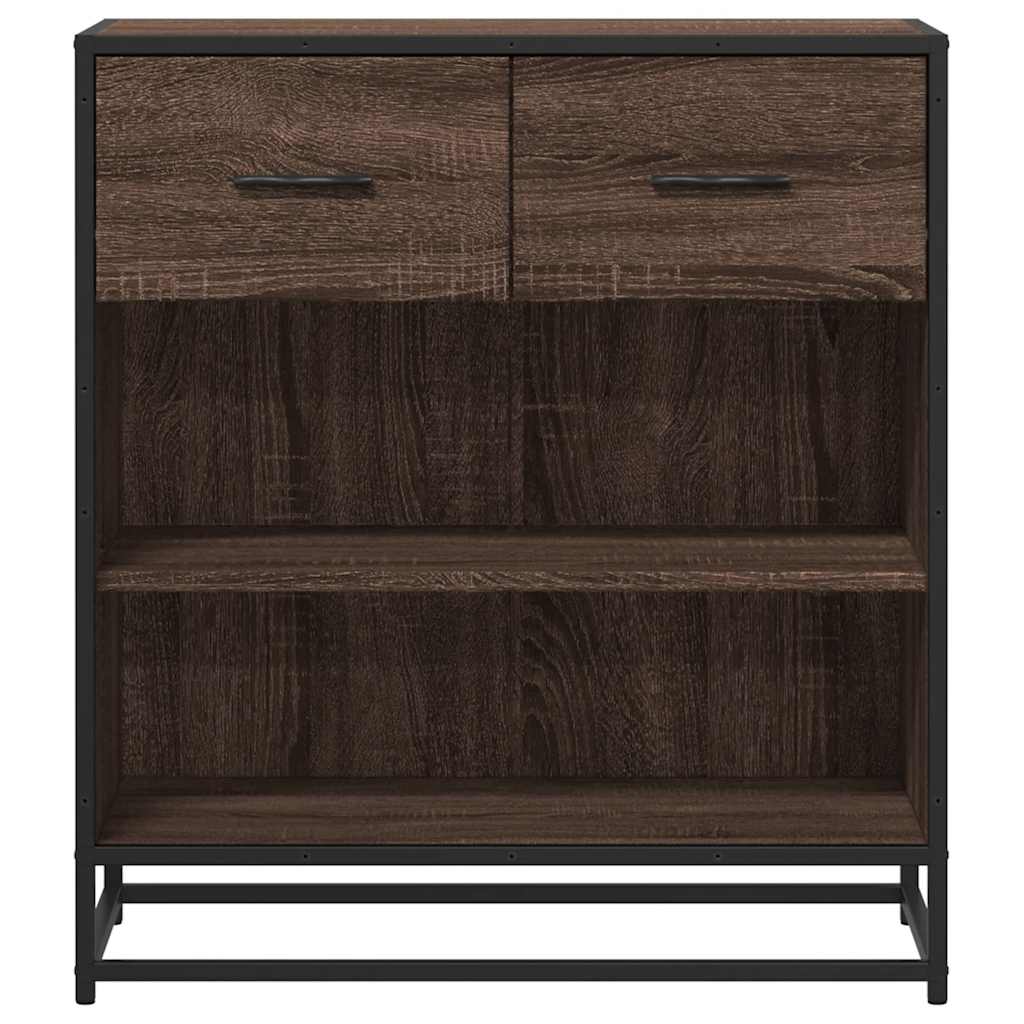 Buffet chêne marron 68x35x76 cm bois d'ingénierie - XIOS
