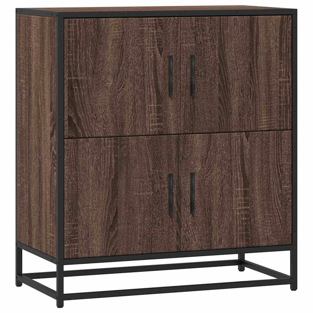Buffet chêne marron 68x35x76 cm bois d'ingénierie - XIOS